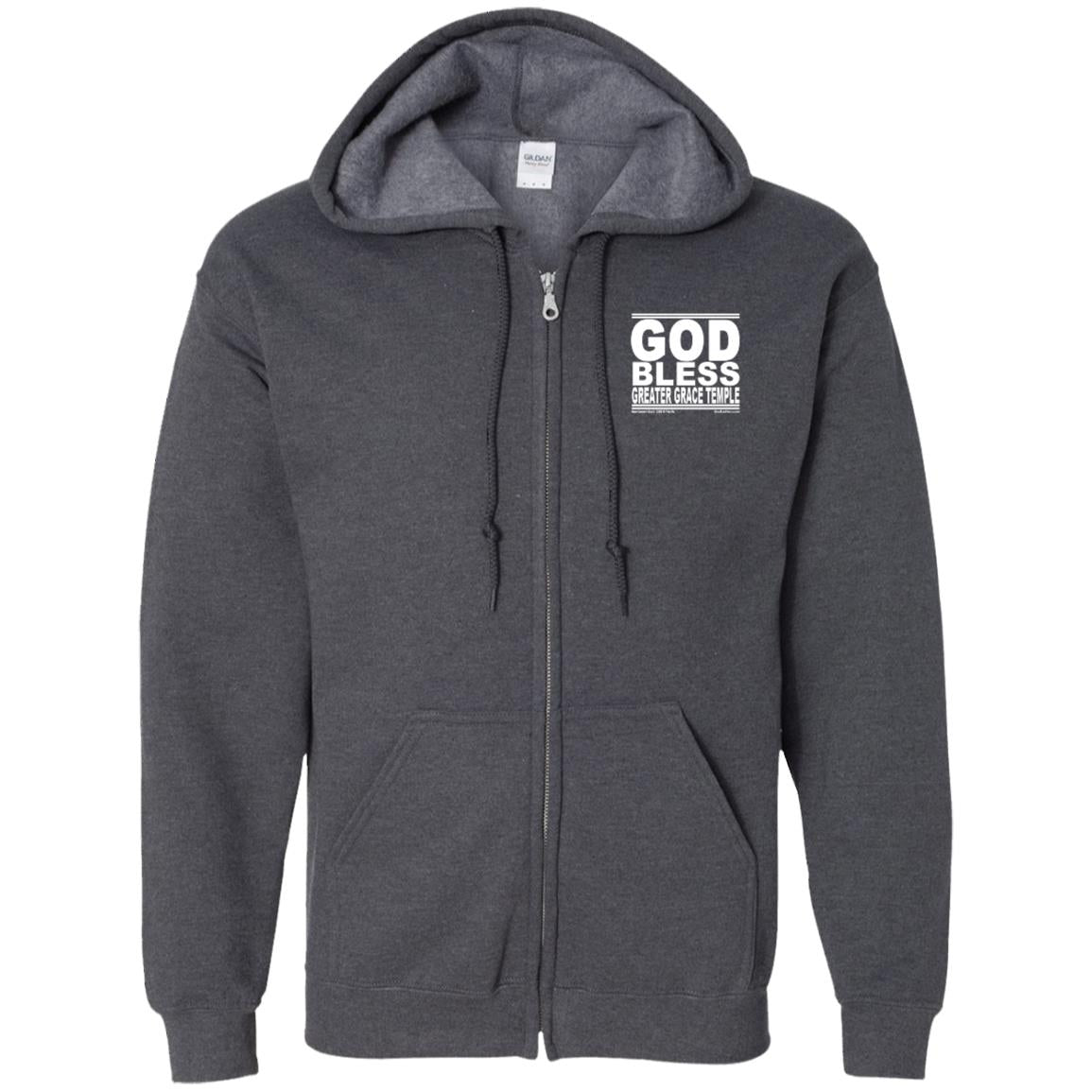 #GodBlessGreaterGraceTemple - Zip Up Hoodie