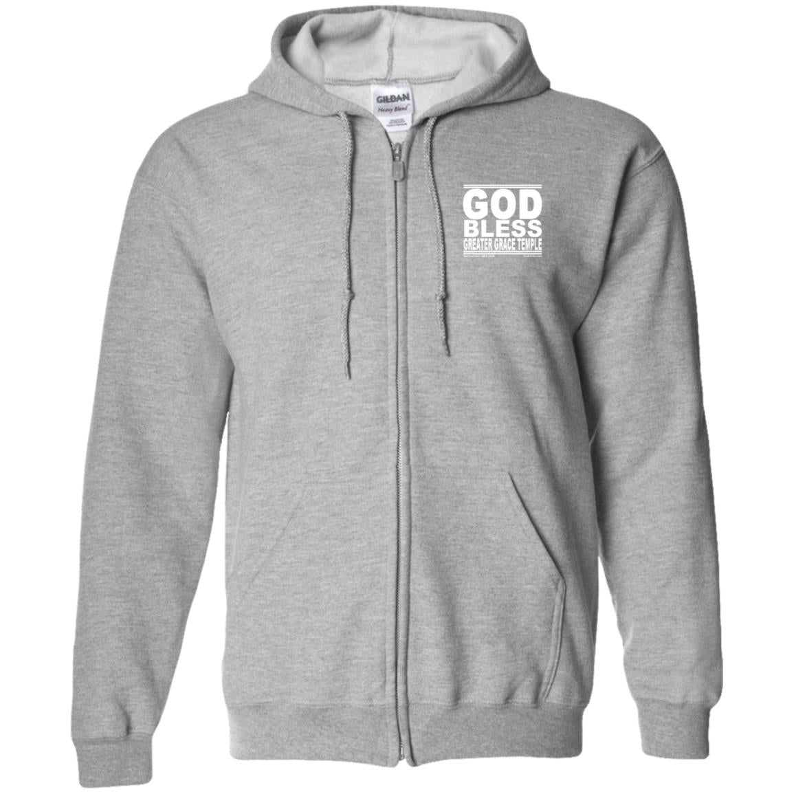 #GodBlessGreaterGraceTemple - Zip Up Hoodie