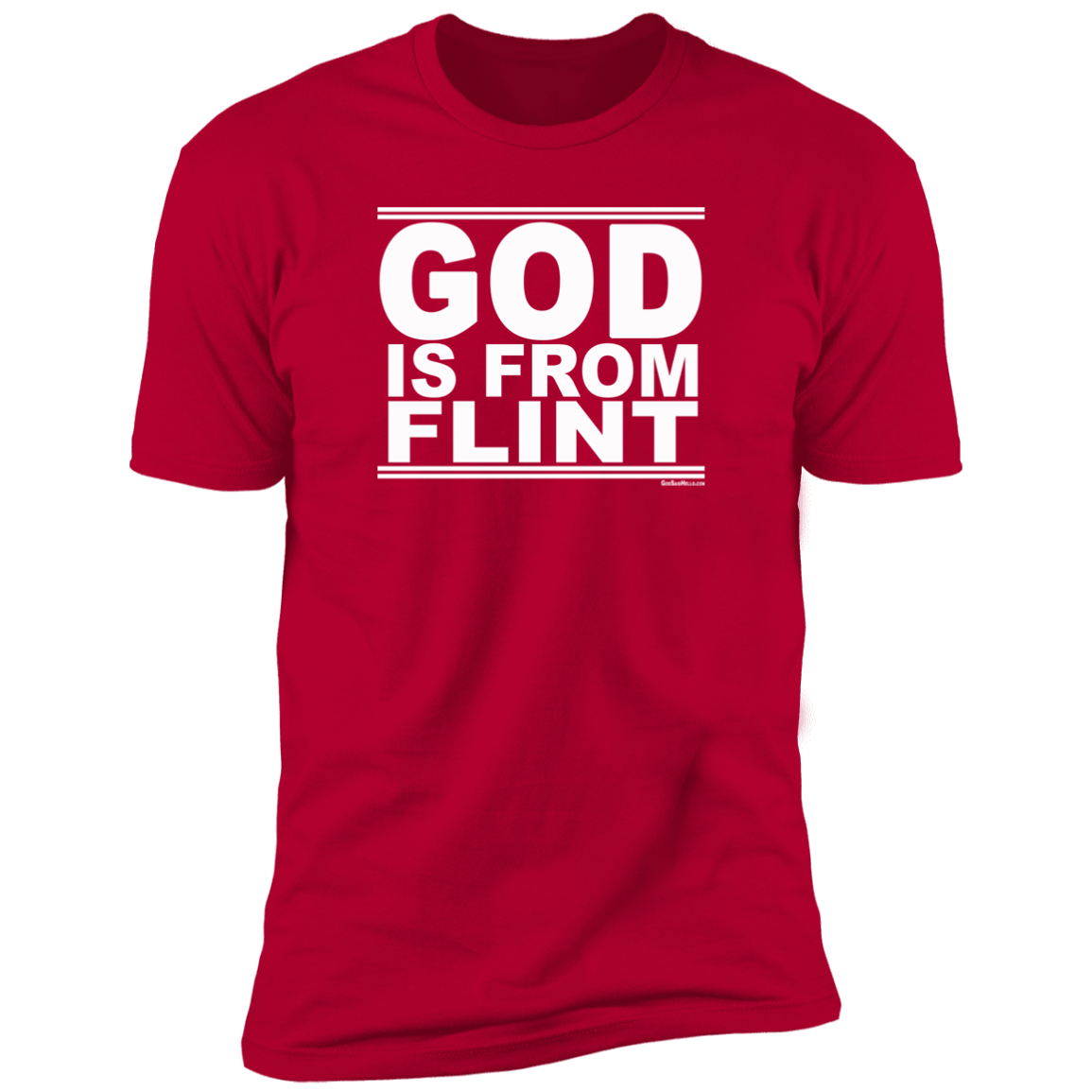 #GodIsFromFlint - Men's Shortsleeve Tee