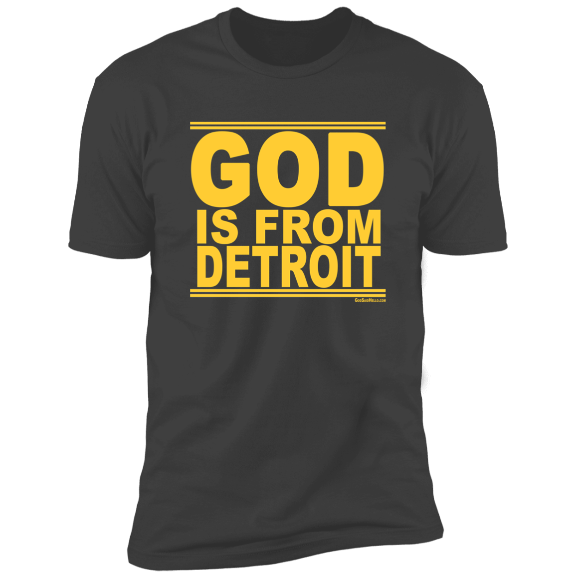 #GodIsFromDetroit - Men's Shortsleeve Tee