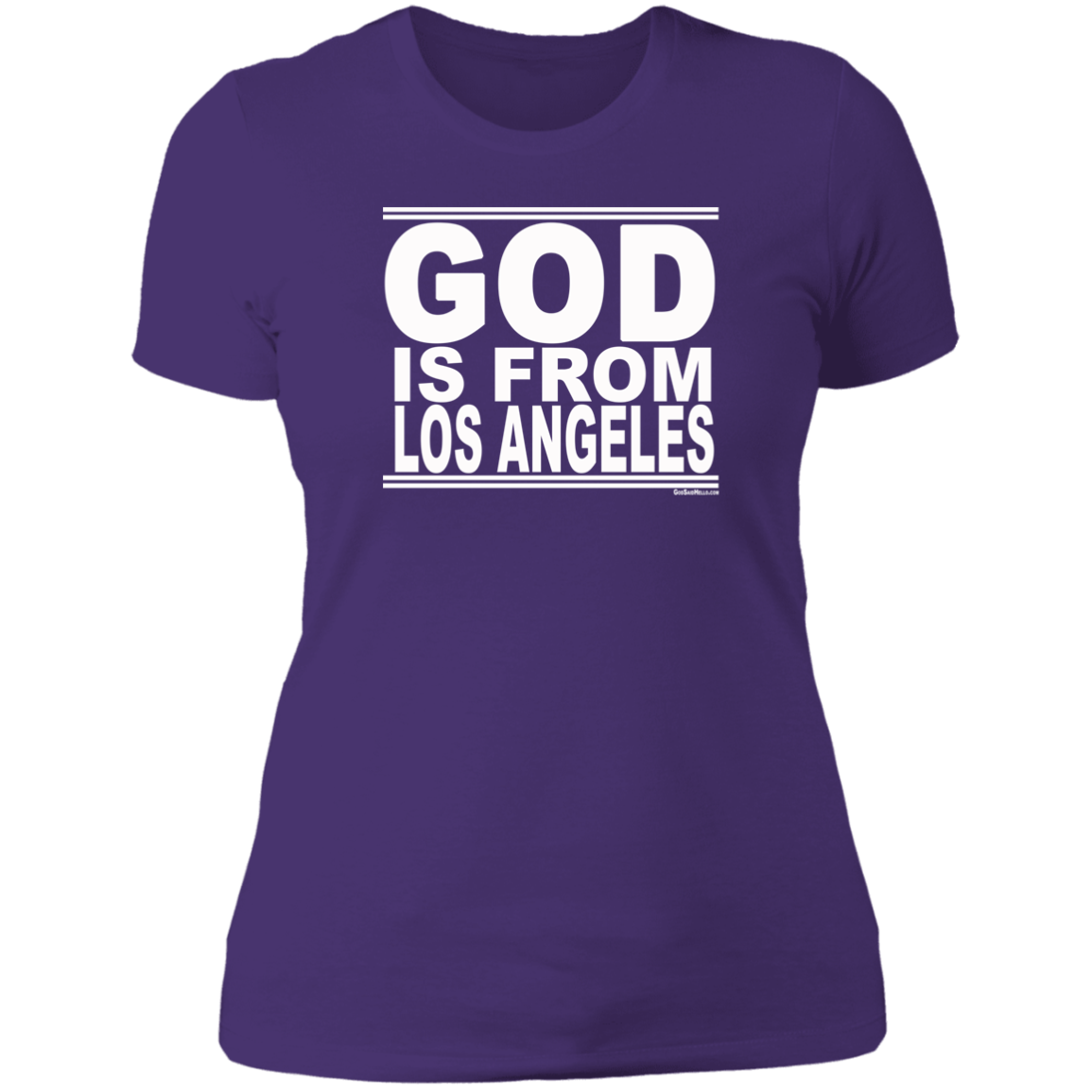 #GodIsFromLosAngeles - Women's Shortsleeve Tee