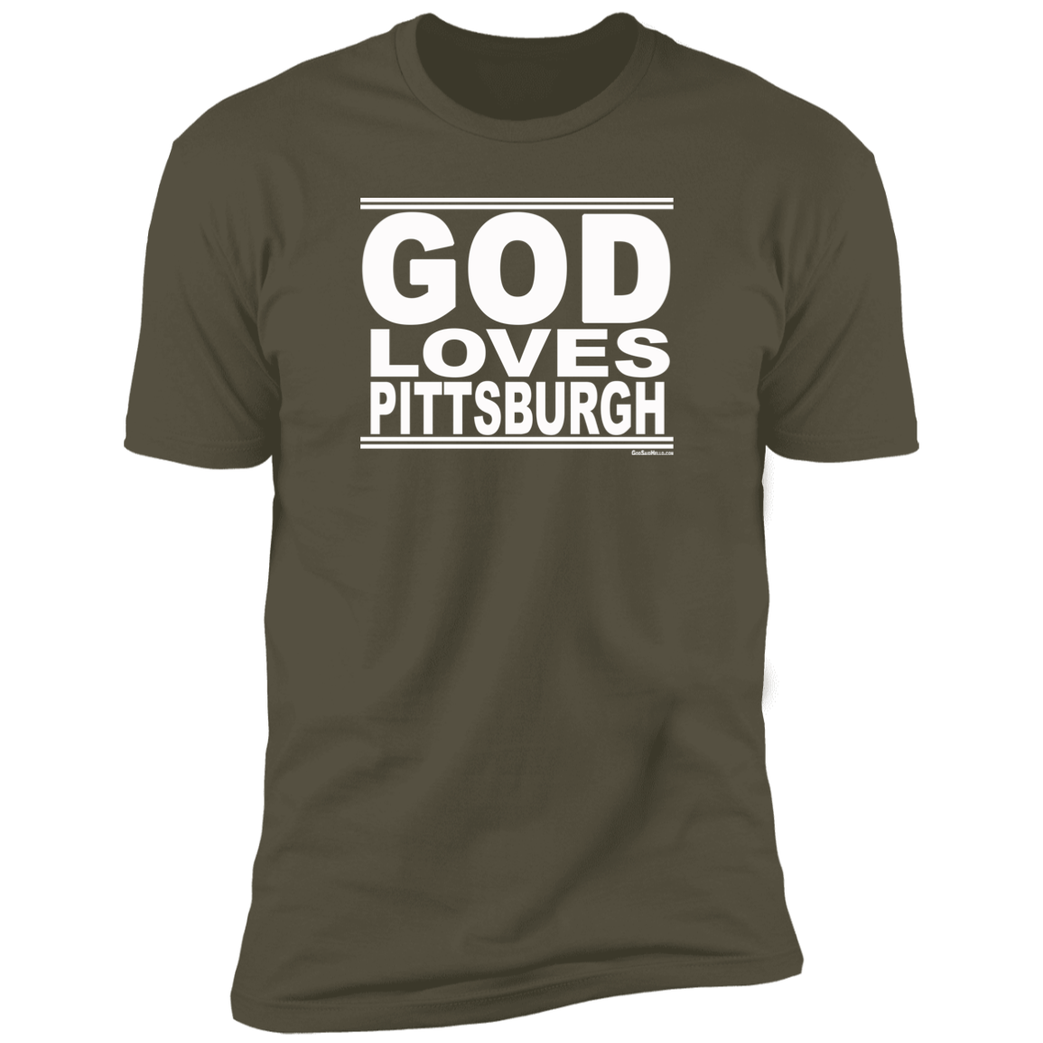 #GodLovesPittsburgh - Men's Shortsleeve Tee