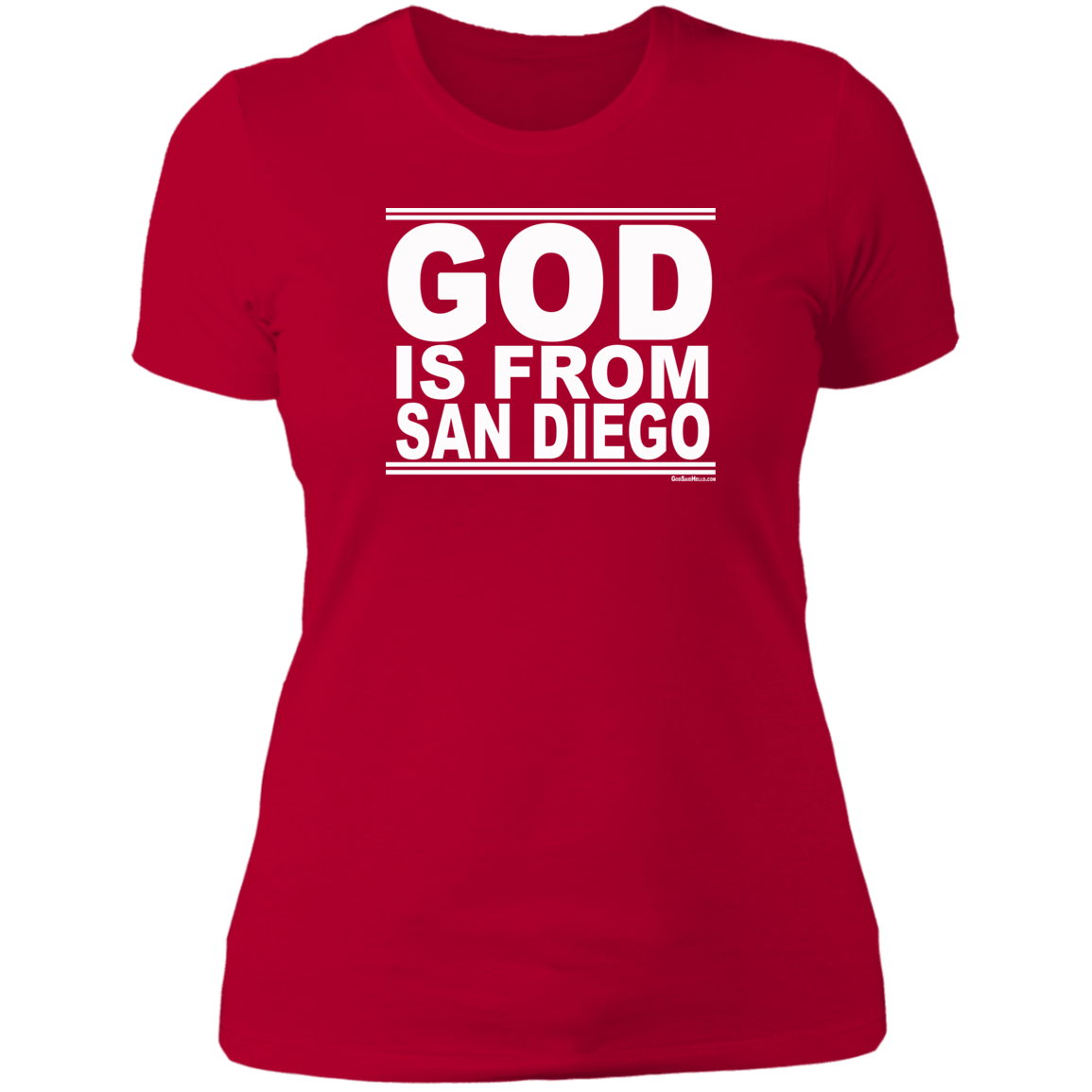 #GodIsFromSanDiego - Women's Shortsleeve Tee
