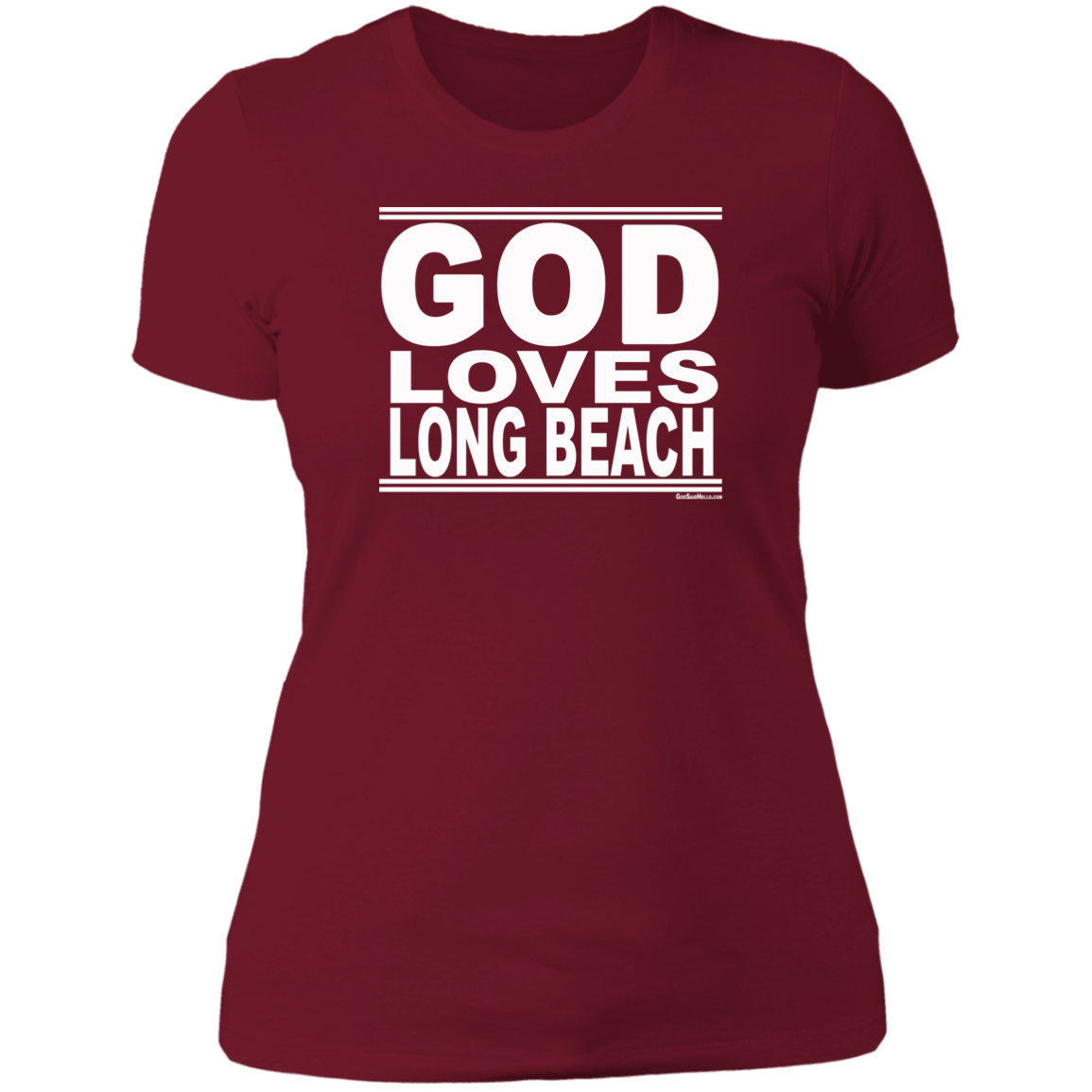 #GodLovesLongBeach - Women's Shortsleeve Tee