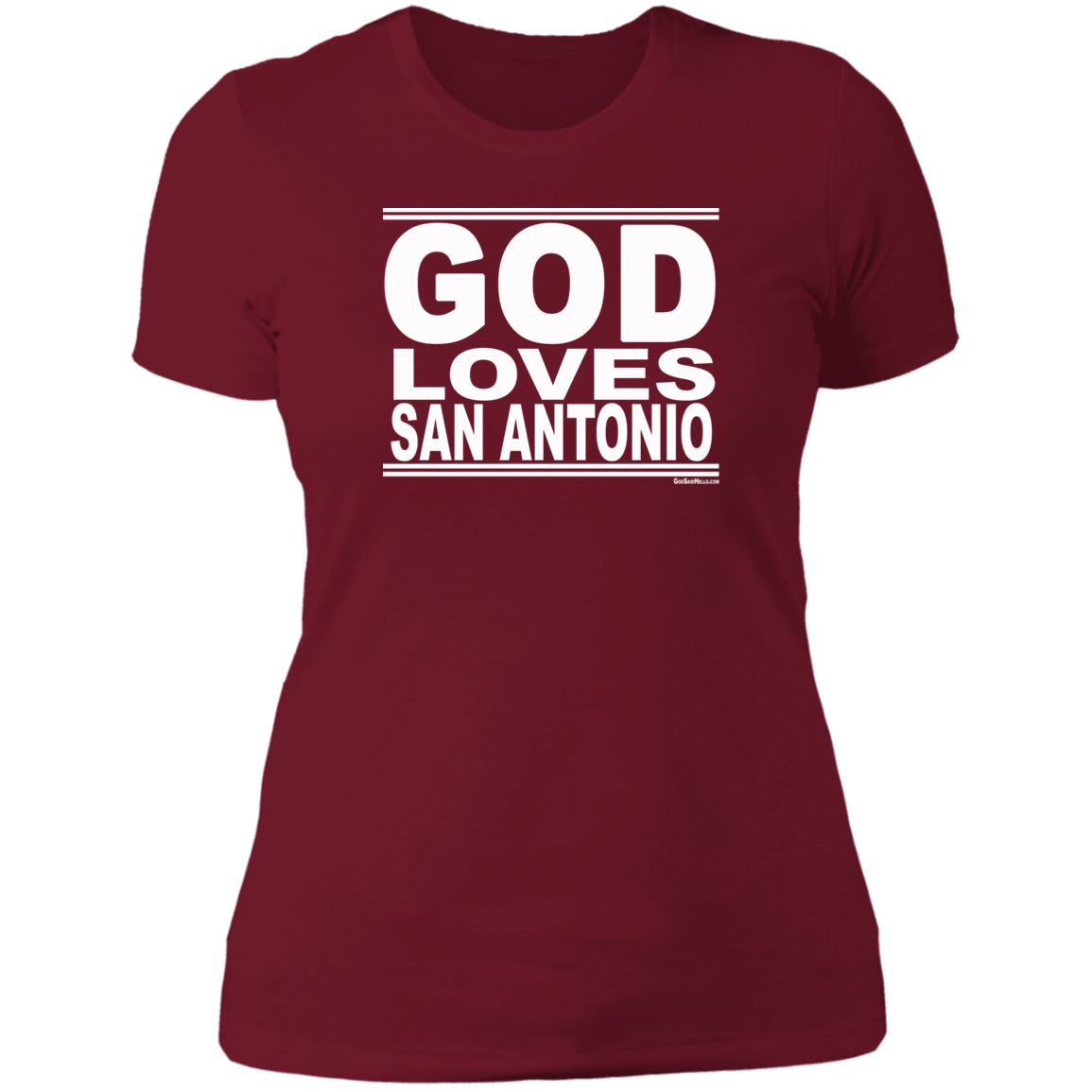 #GodLovesSanAntonio - Women's Shortsleeve Tee