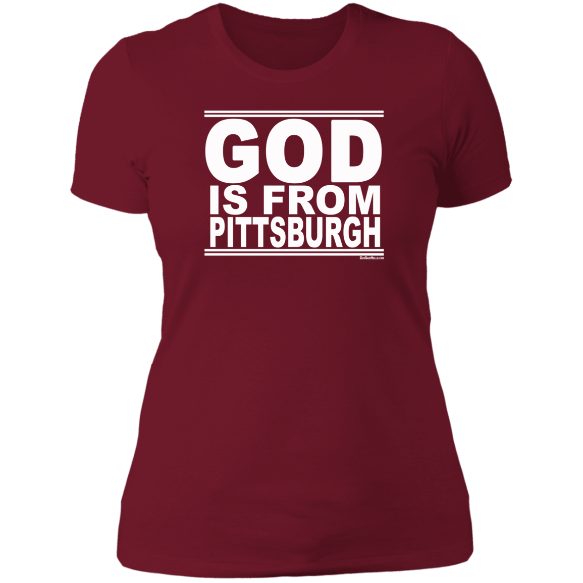 #GodIsFromPittsburgh - Women's Shortsleeve Tee