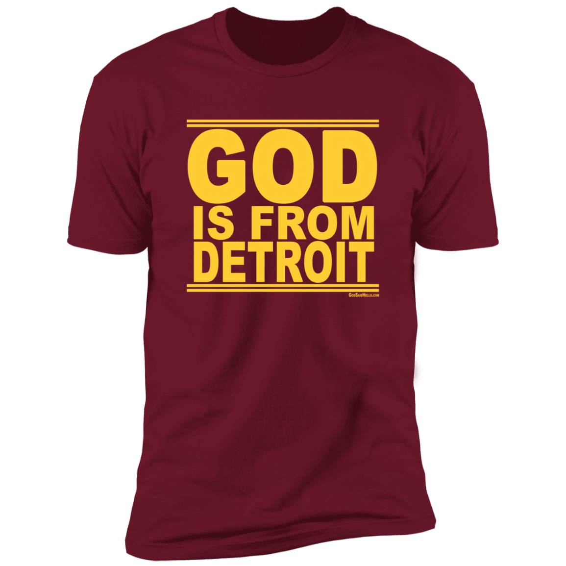 #GodIsFromDetroit - Men's Shortsleeve Tee