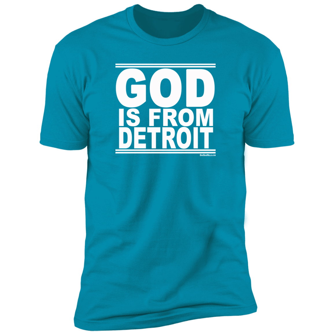 #GodIsFromDetroit - Men's Shortsleeve Tee