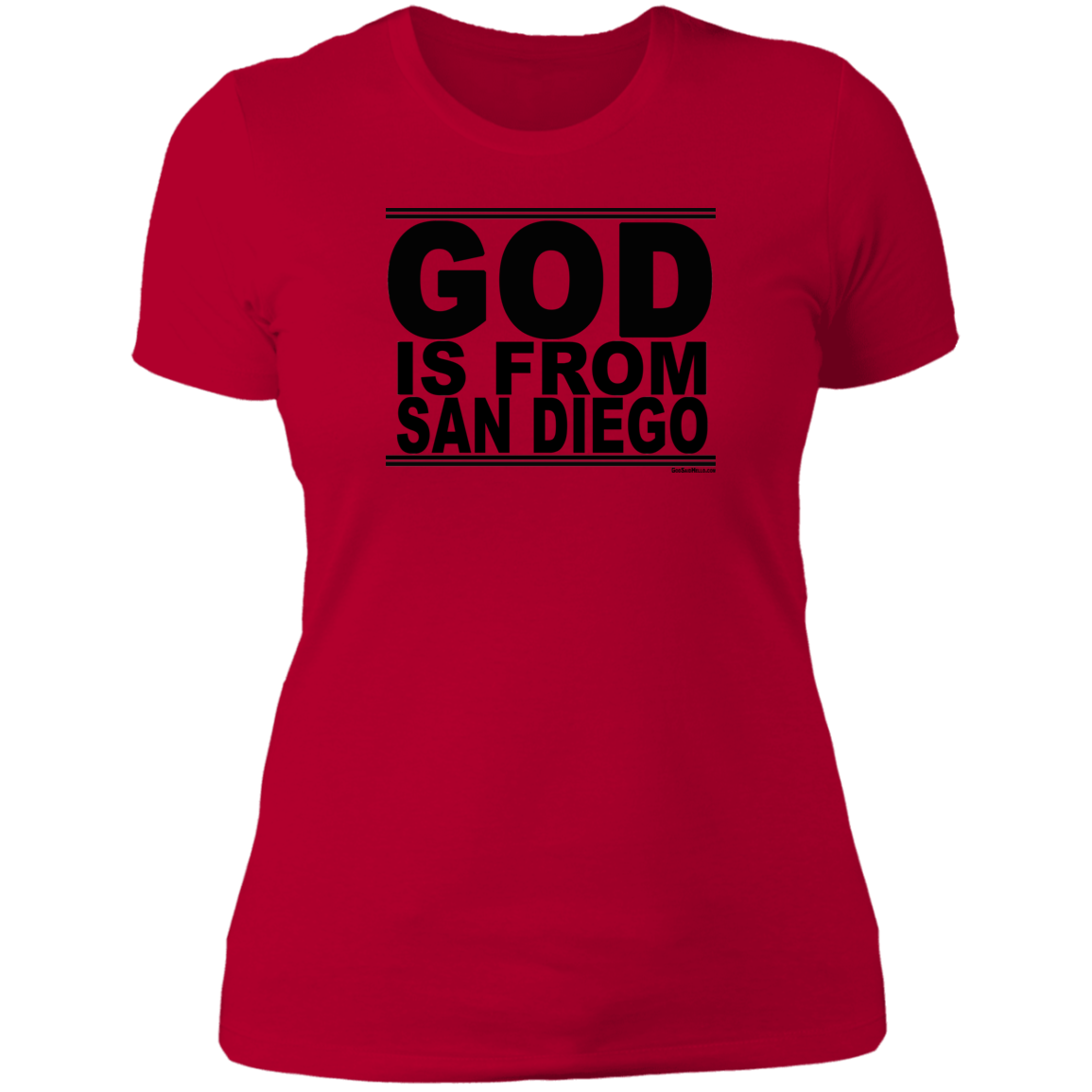 #GodIsFromSanDiego - Women's Shortsleeve Tee