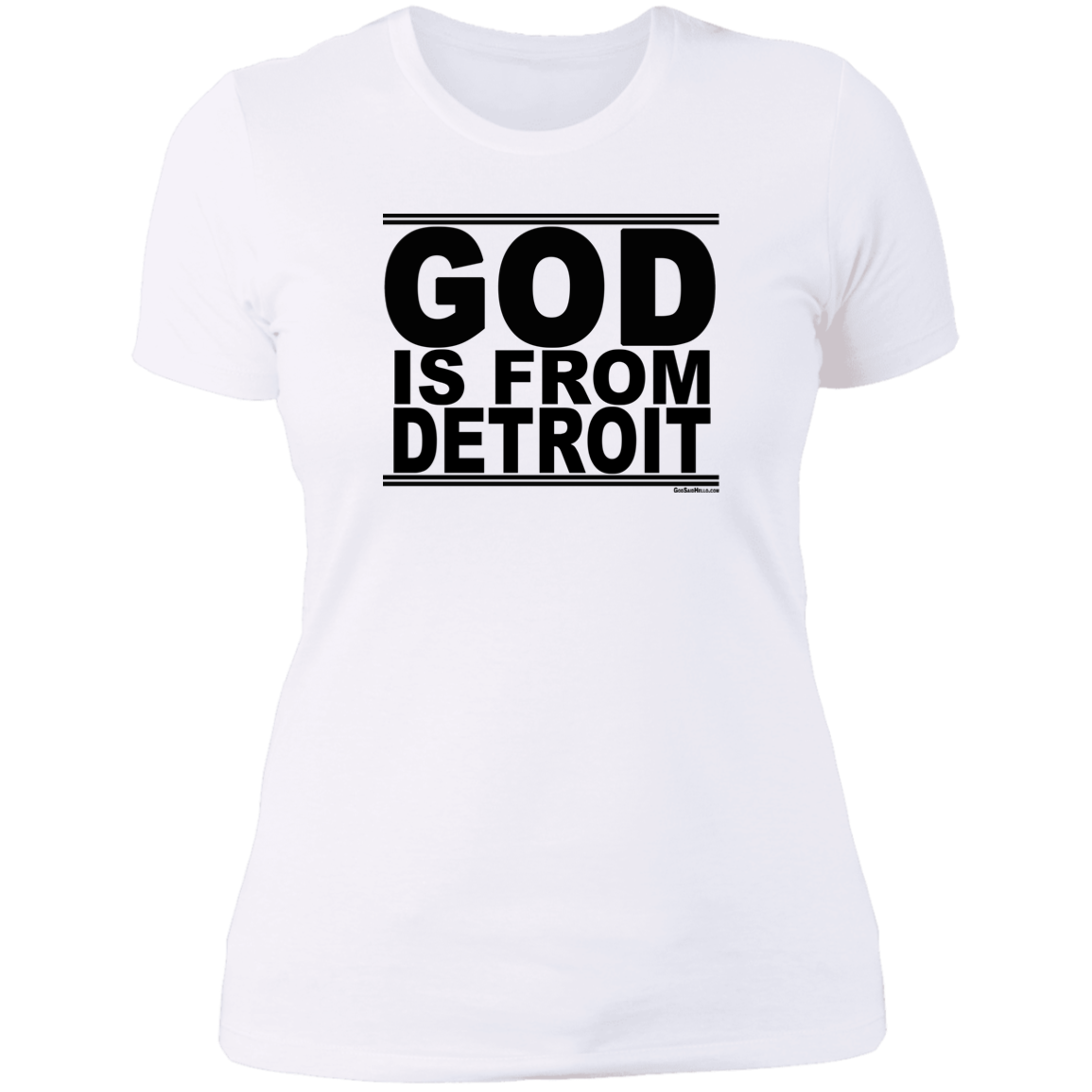 #GodIsFromDetroit - Women's Shortsleeve Tee