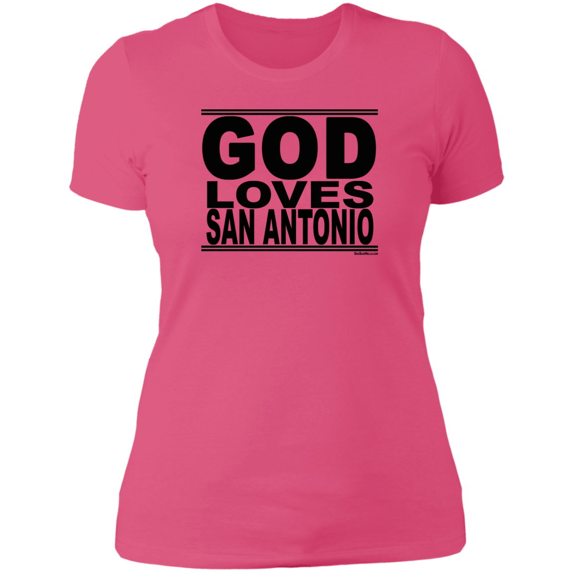 #GodLovesSanAntonio - Women's Shortsleeve Tee