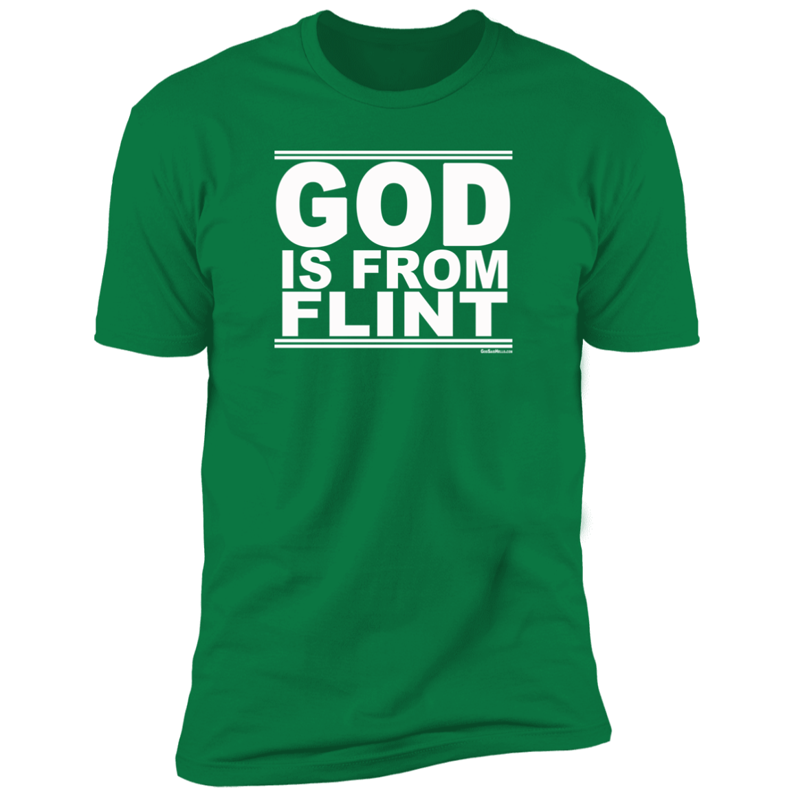 #GodIsFromFlint - Men's Shortsleeve Tee