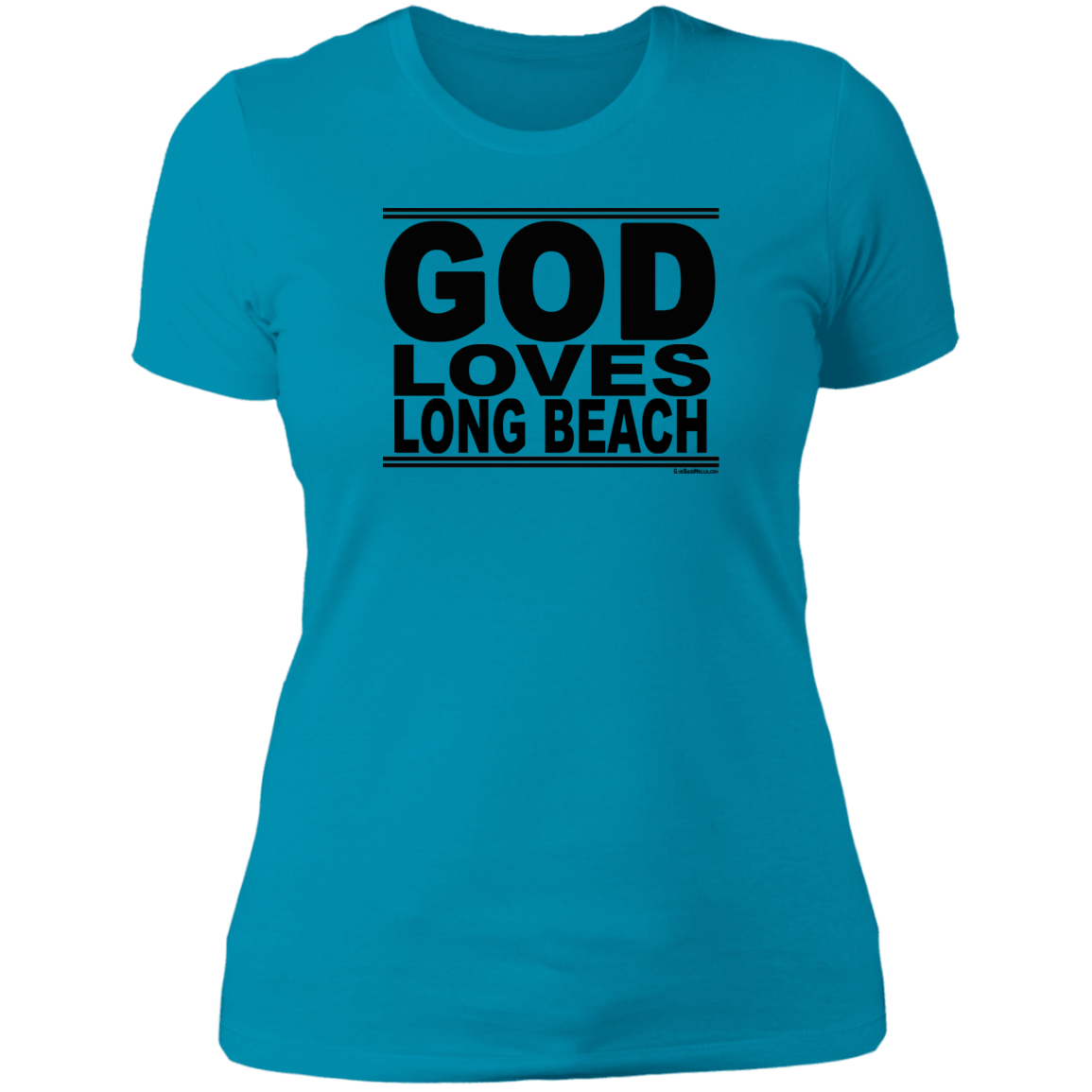 #GodLovesLongBeach - Women's Shortsleeve Tee