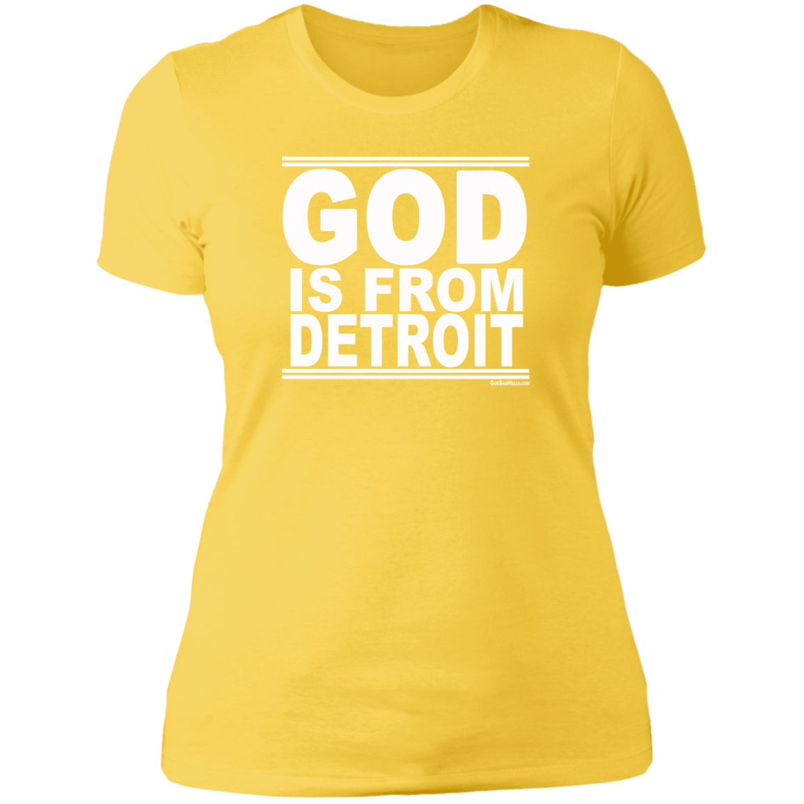 #GodIsFromDetroit - Women's Shortsleeve Tee