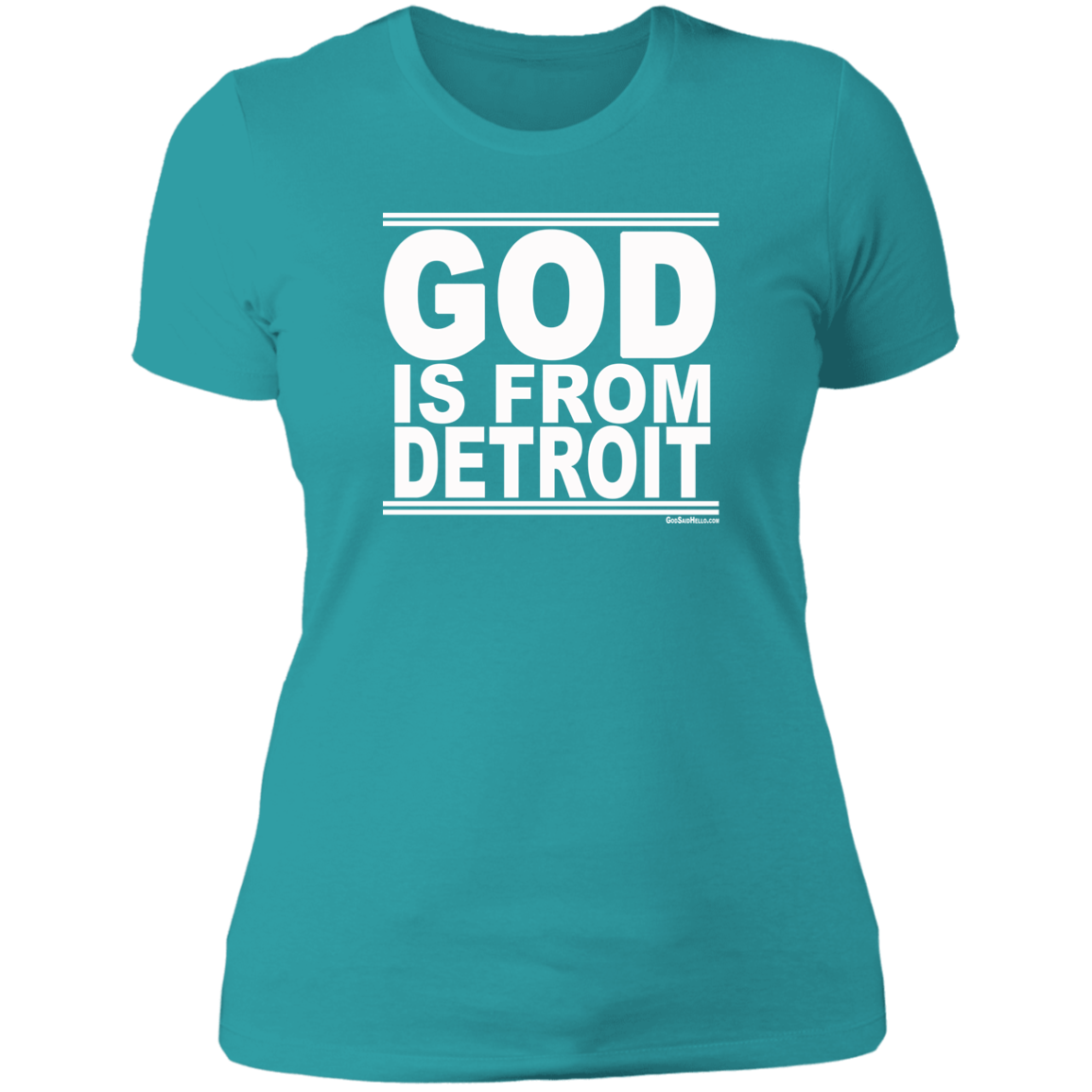 #GodIsFromDetroit - Women's Shortsleeve Tee