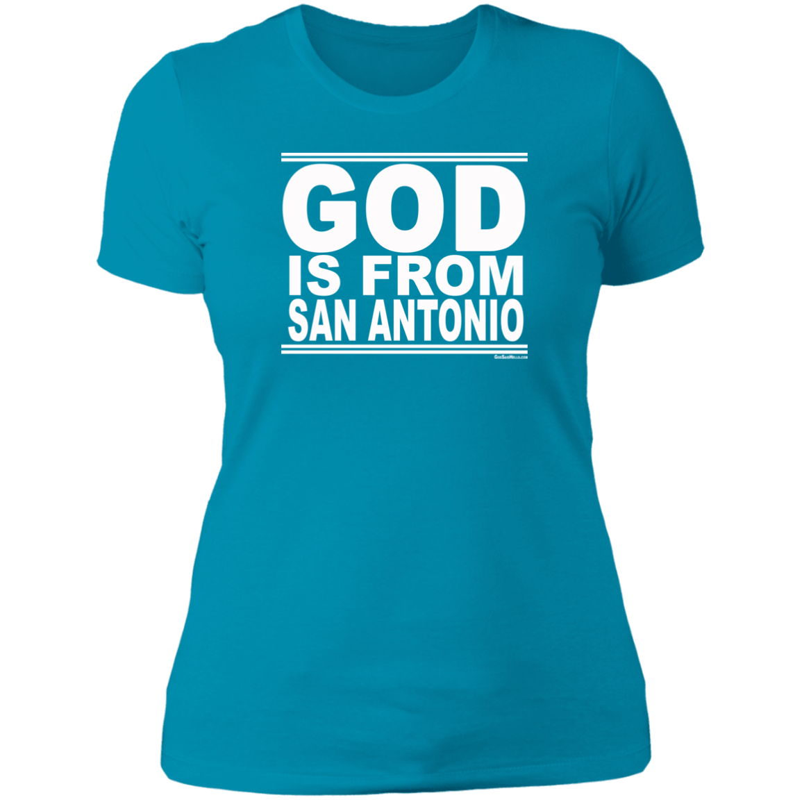 #GodIsFromSanAntonio - Women's Shortsleeve Tee
