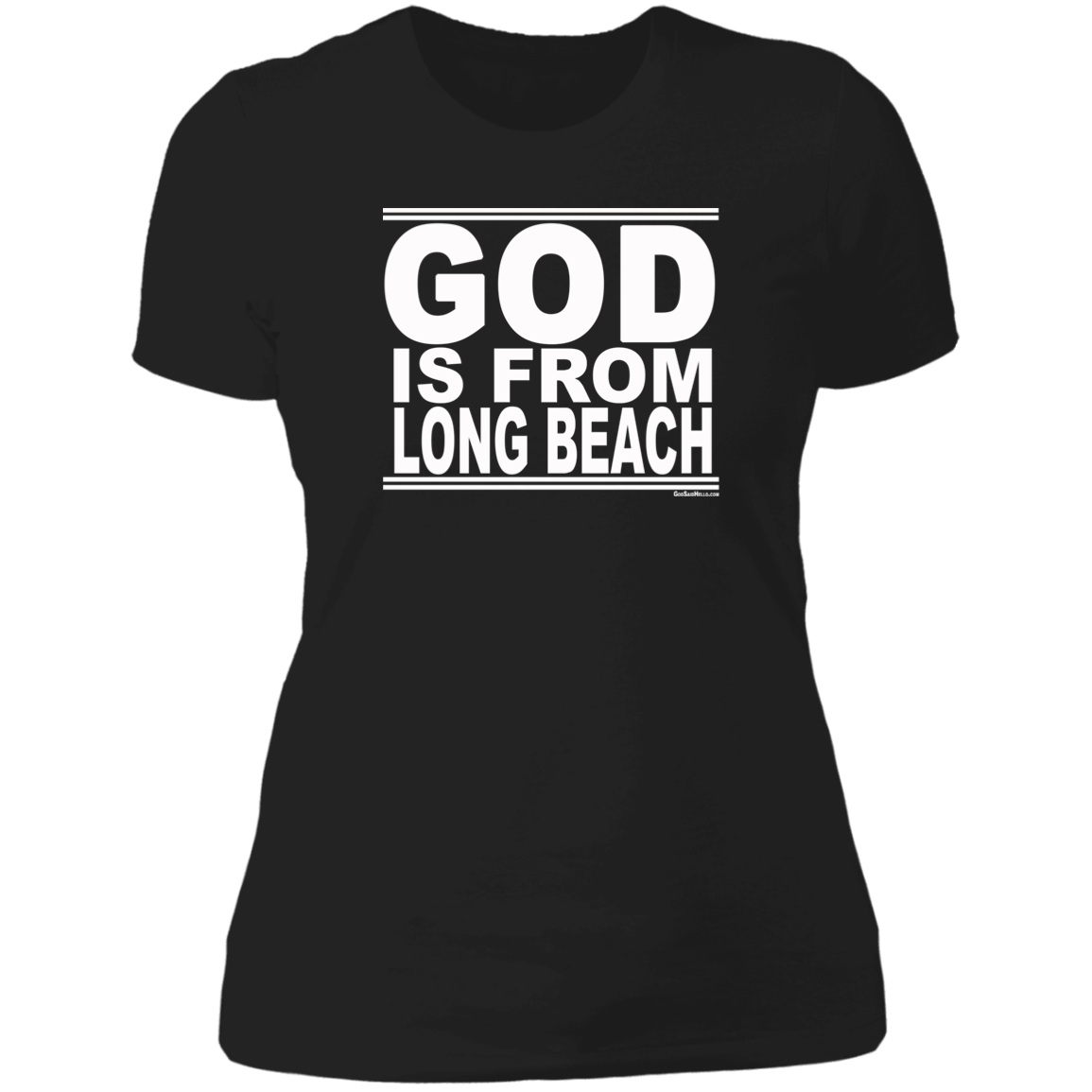 #GodIsFromLongBeach - Women's Shortsleeve Tee