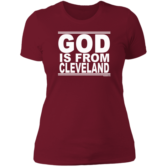 #GodIsFromCleveland - Women's Shortsleeve Tee