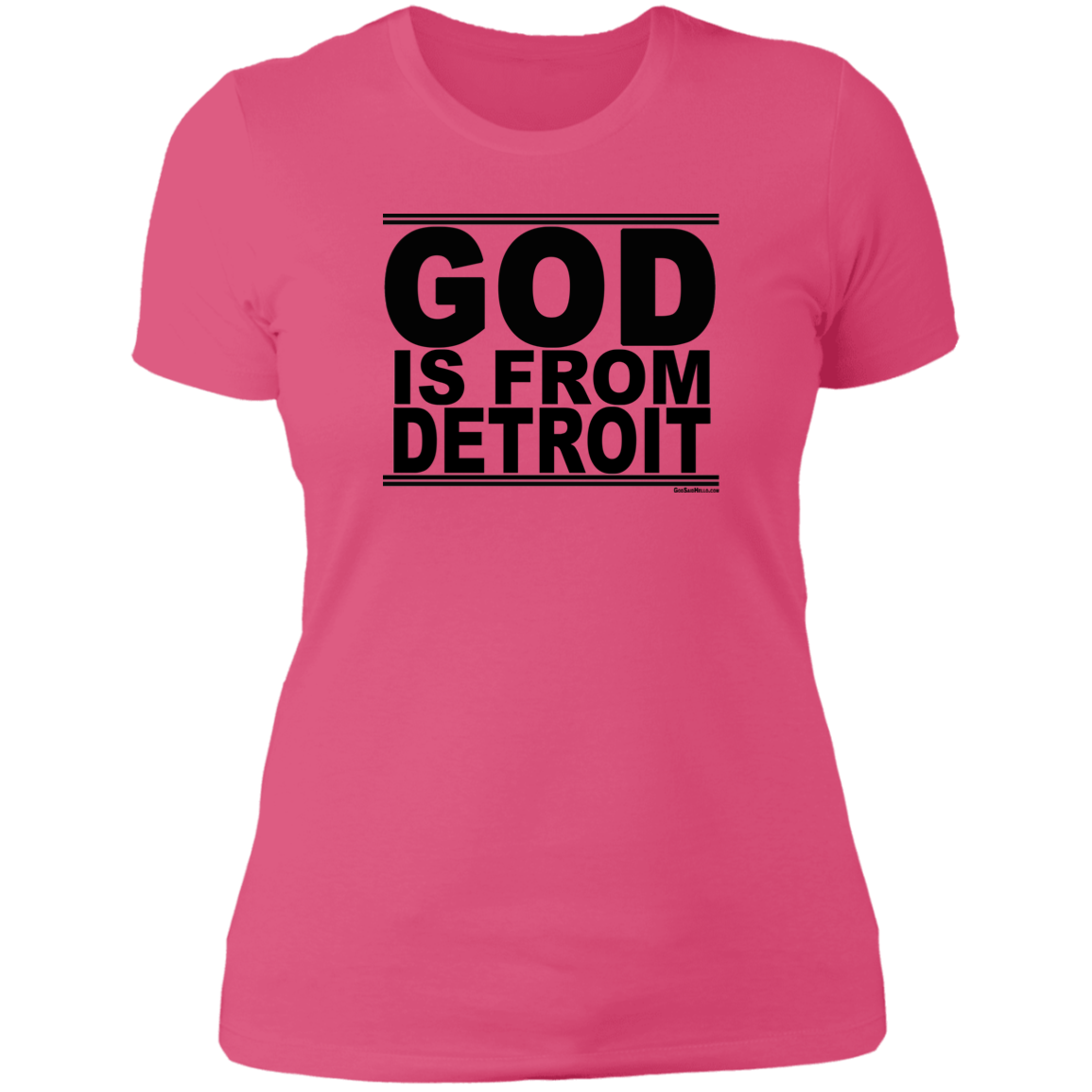 #GodIsFromDetroit - Women's Shortsleeve Tee