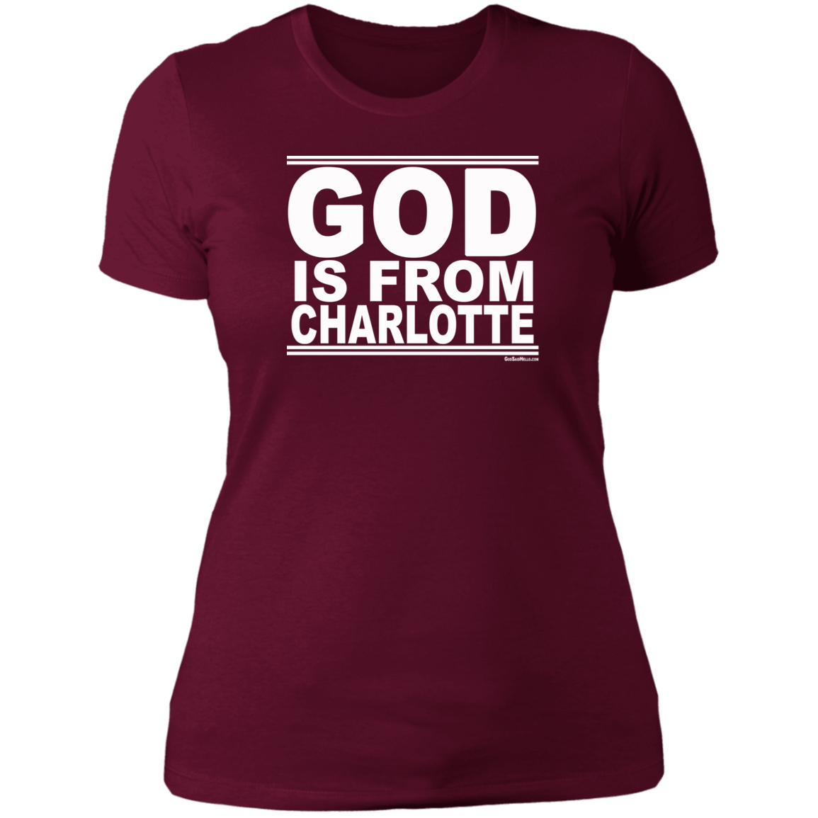 #GodIsFromCharlotte - Women's Shortsleeve Tee
