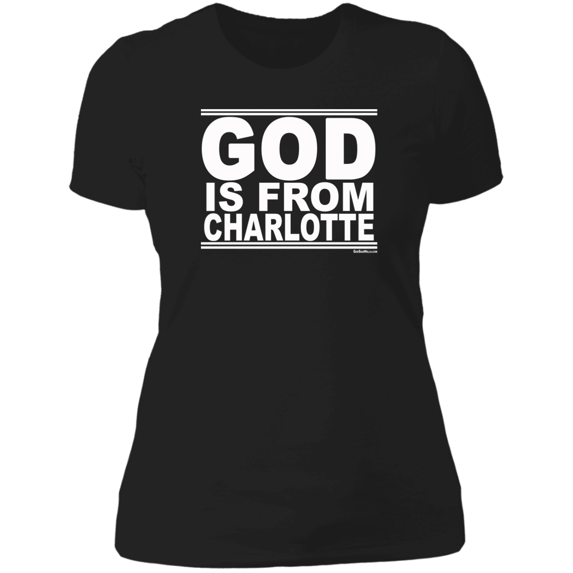 #GodIsFromCharlotte - Women's Shortsleeve Tee