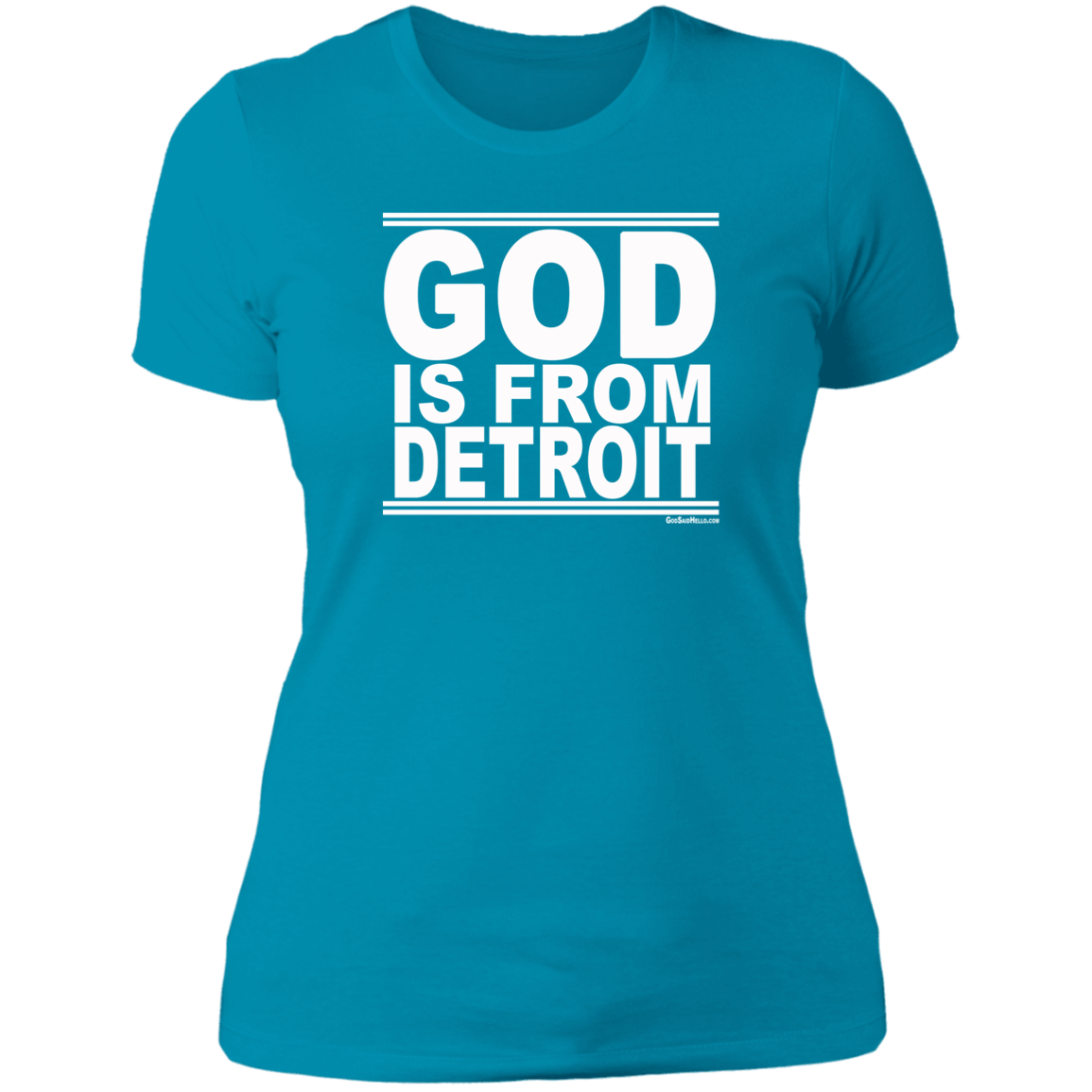 #GodIsFromDetroit - Women's Shortsleeve Tee