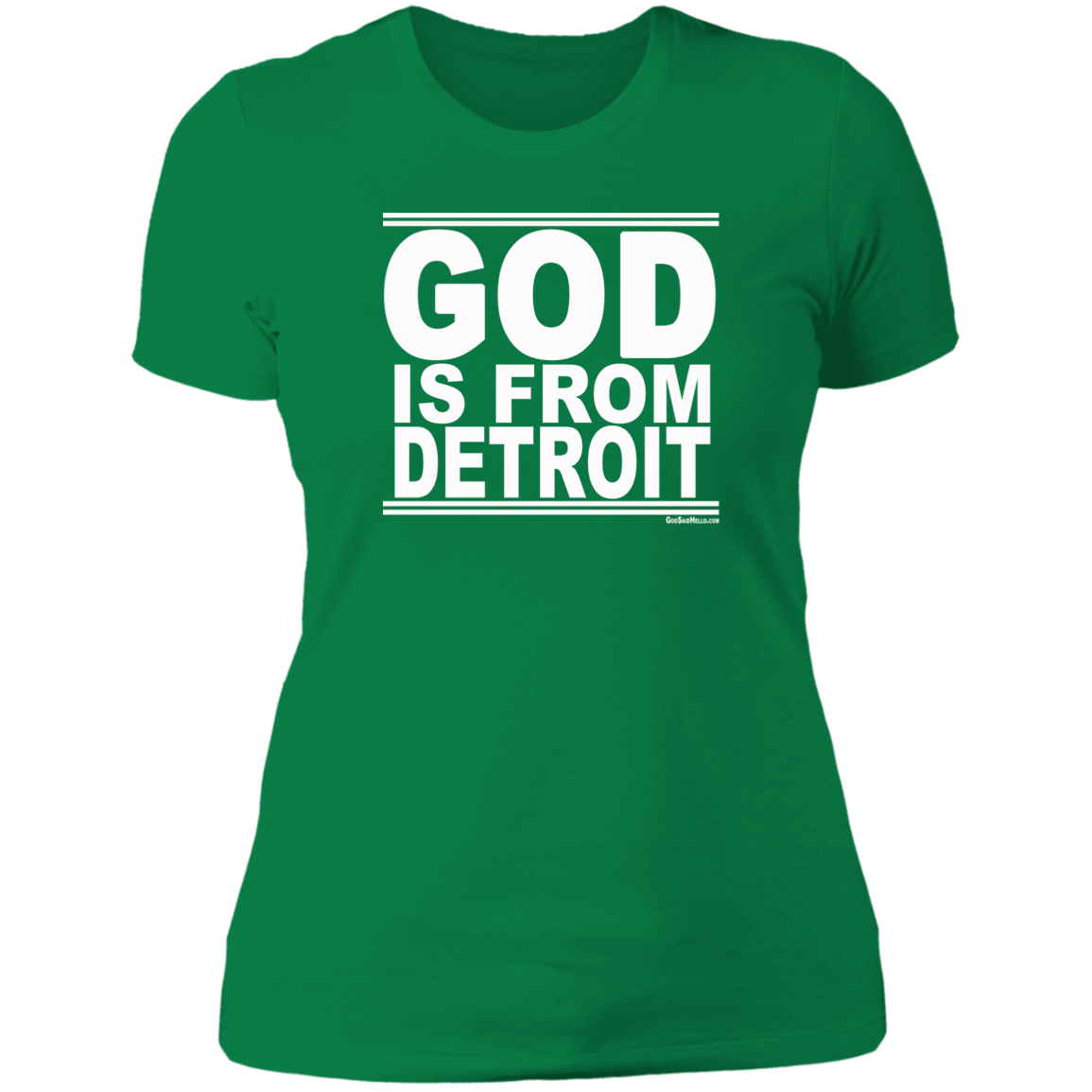 #GodIsFromDetroit - Women's Shortsleeve Tee