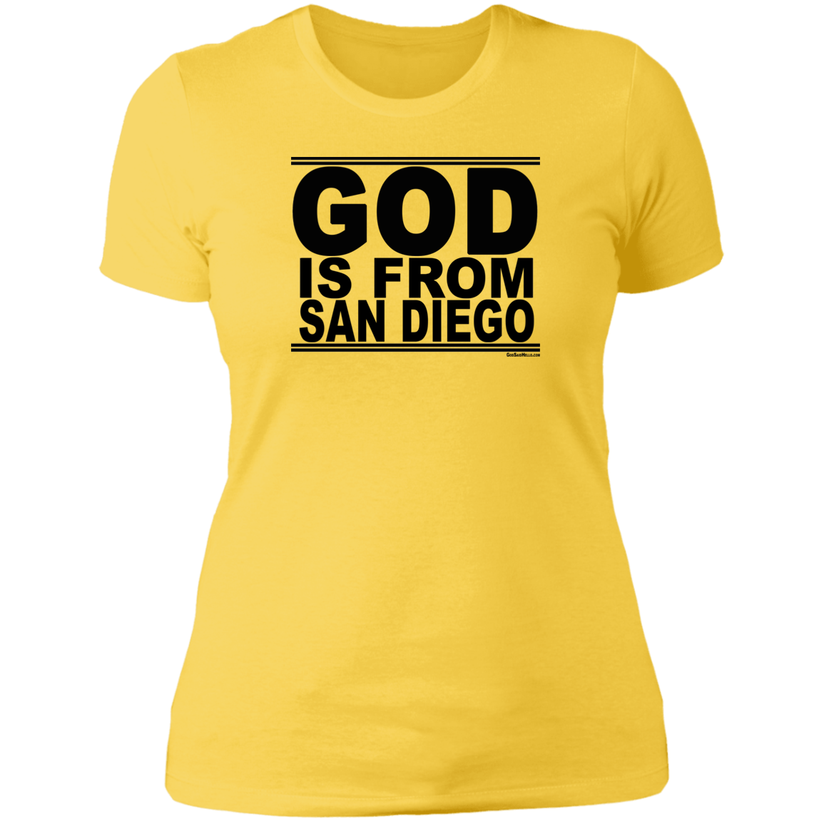 #GodIsFromSanDiego - Women's Shortsleeve Tee