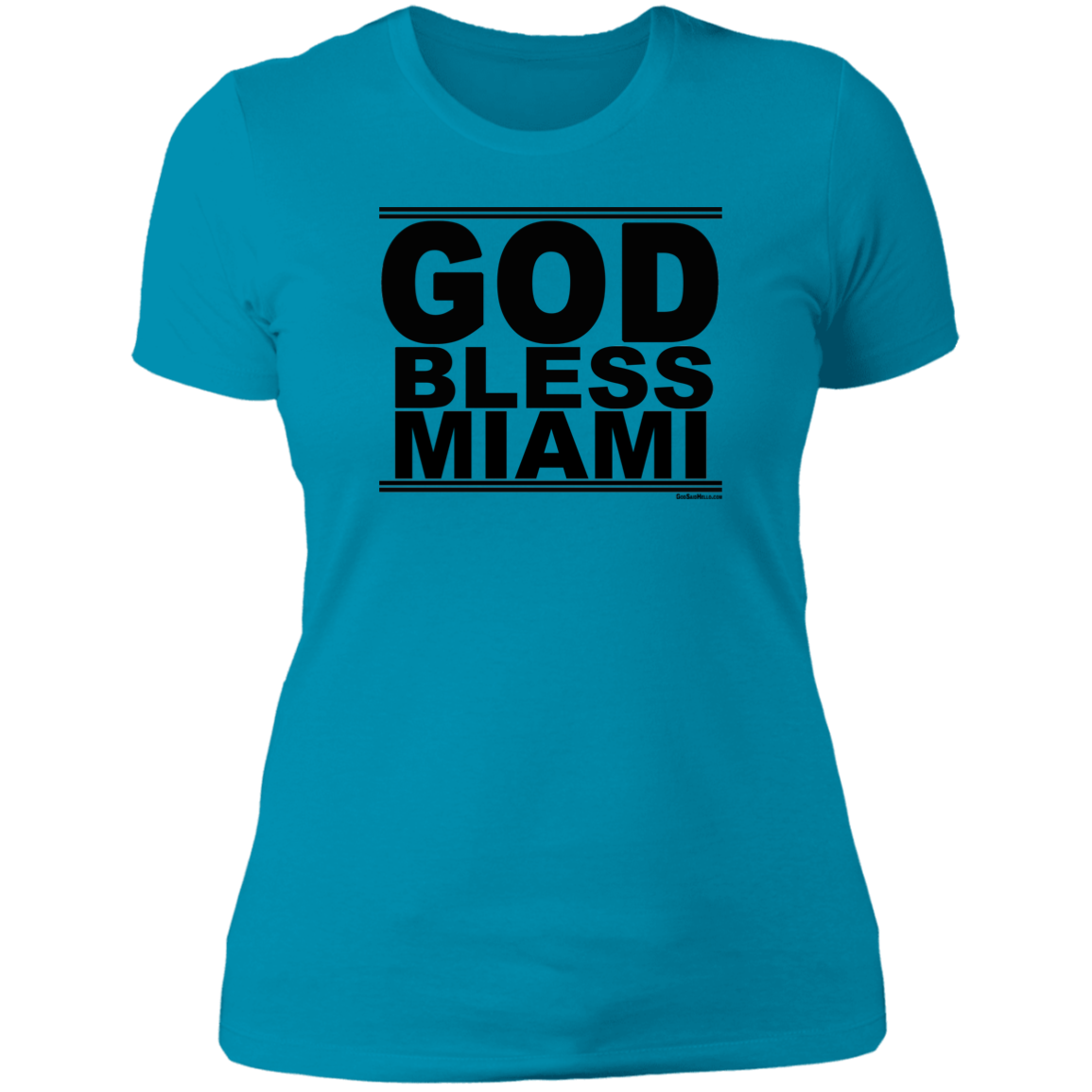 #GodBlessMiami - Women's Shortsleeve Tee