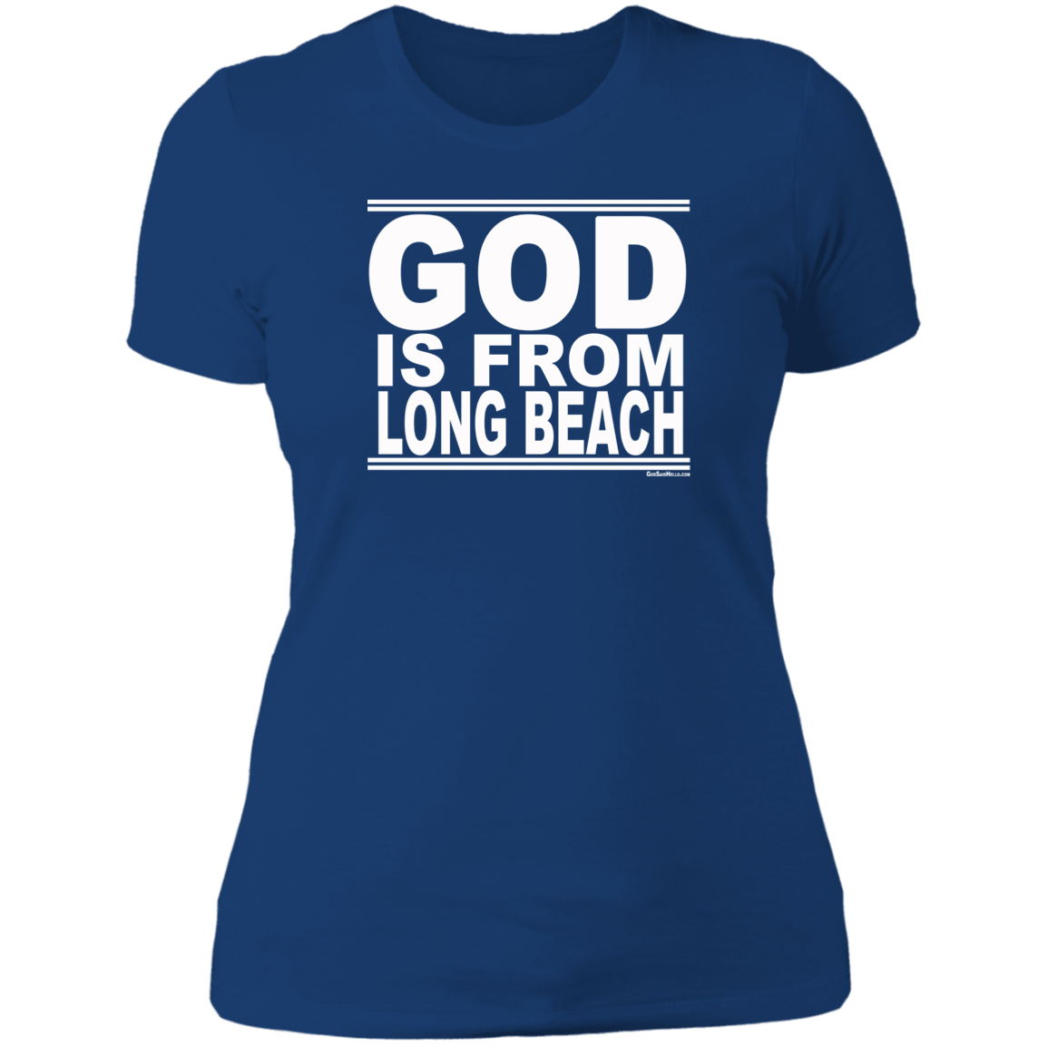 #GodIsFromLongBeach - Women's Shortsleeve Tee