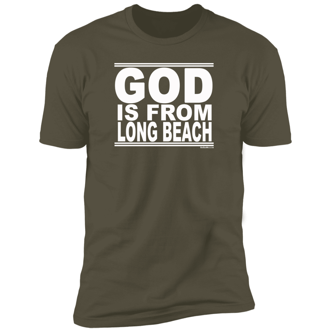 #GodIsFromLongBeach - Men's Shortsleeve Tee