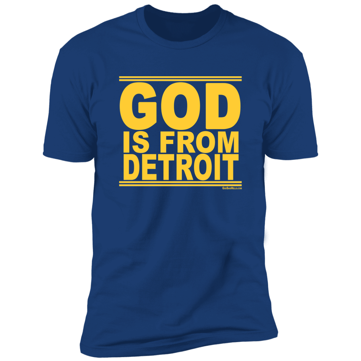#GodIsFromDetroit - Men's Shortsleeve Tee