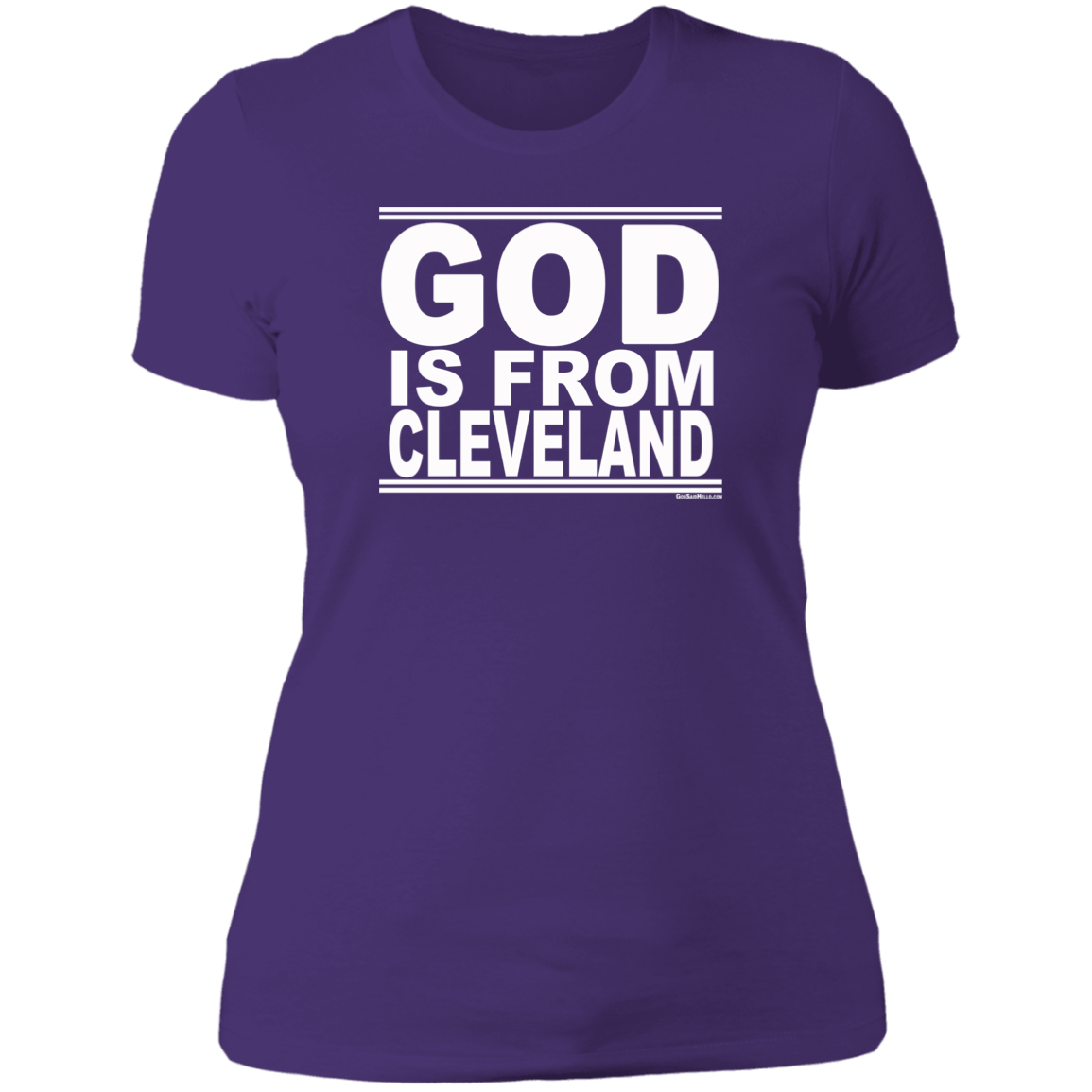 #GodIsFromCleveland - Women's Shortsleeve Tee