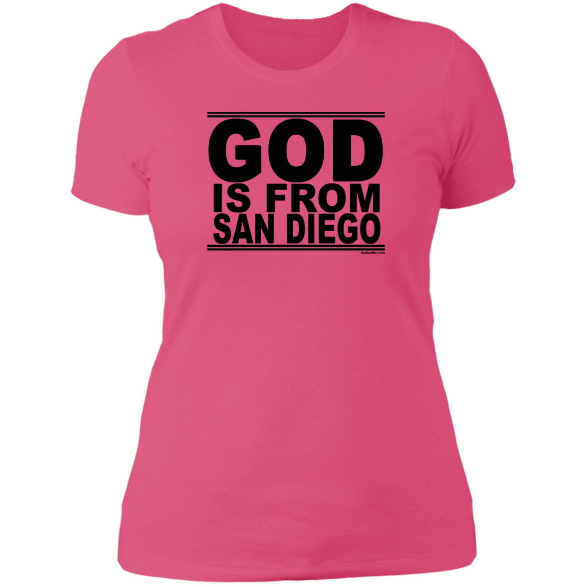 #GodIsFromSanDiego - Women's Shortsleeve Tee