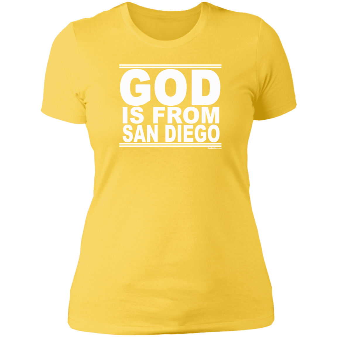 #GodIsFromSanDiego - Women's Shortsleeve Tee