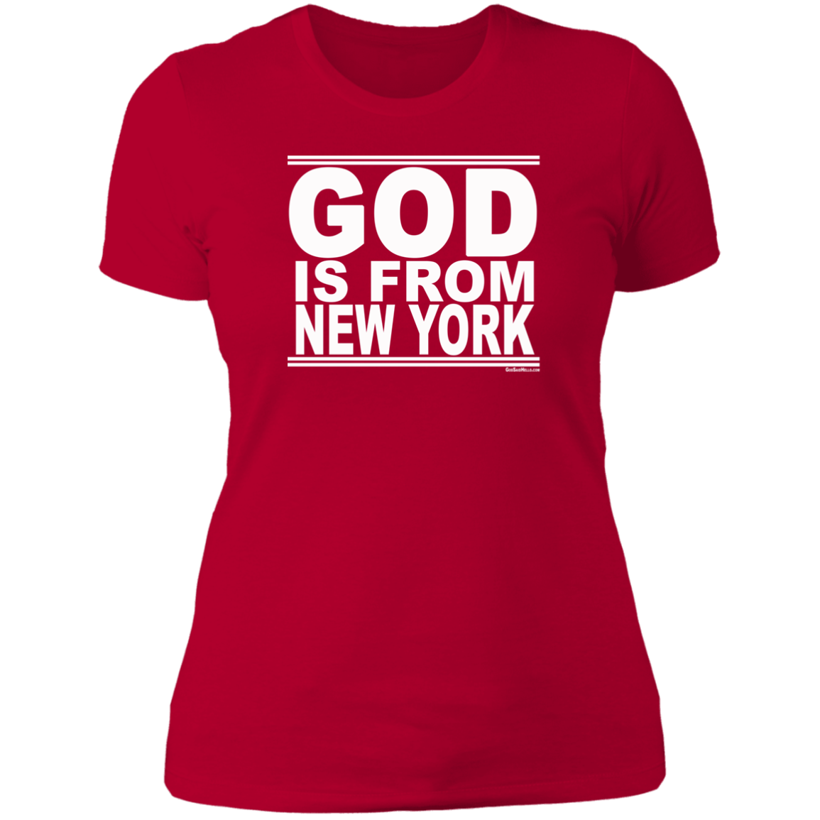 #GodIsFromNewYork - Women's Shortsleeve Tee