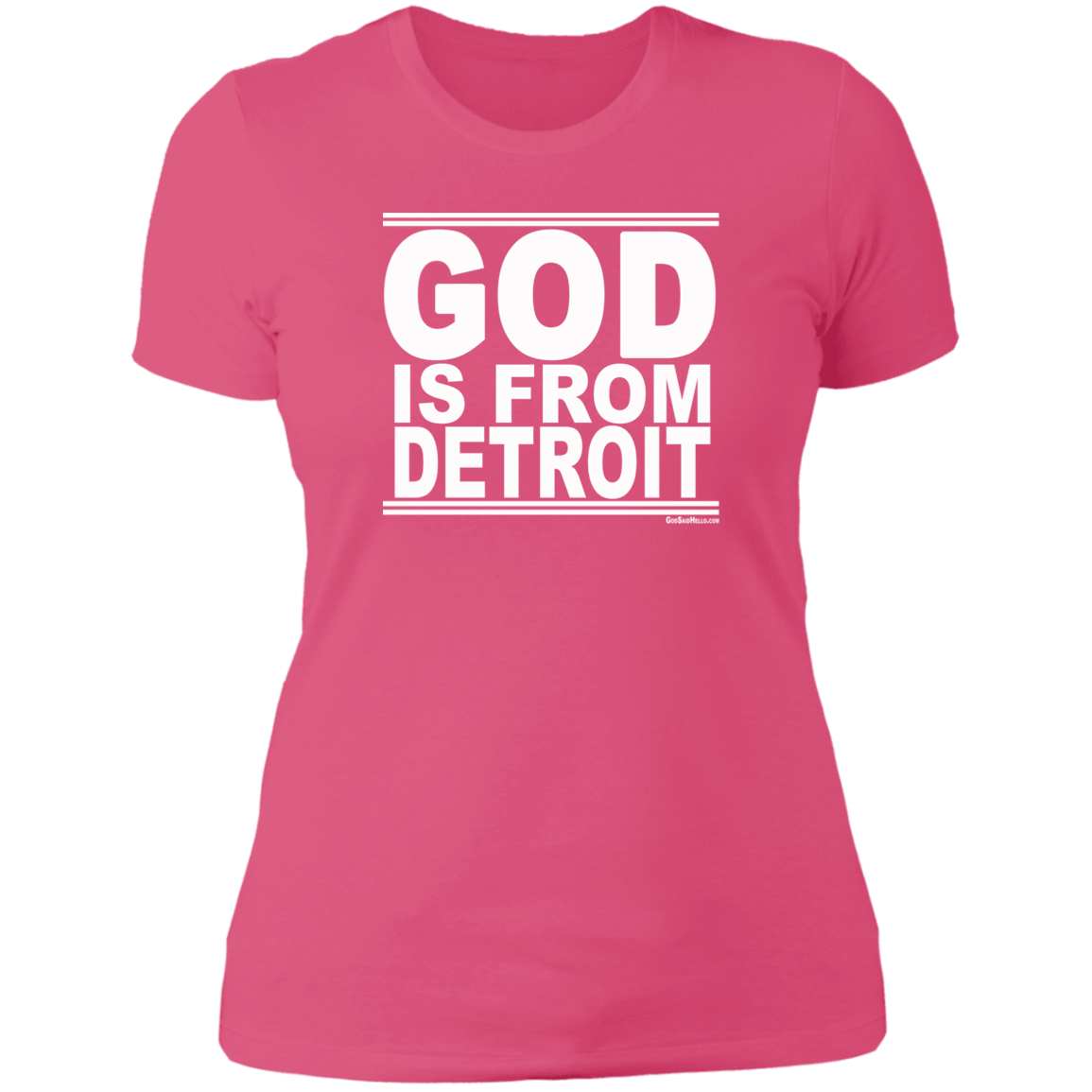 #GodIsFromDetroit - Women's Shortsleeve Tee
