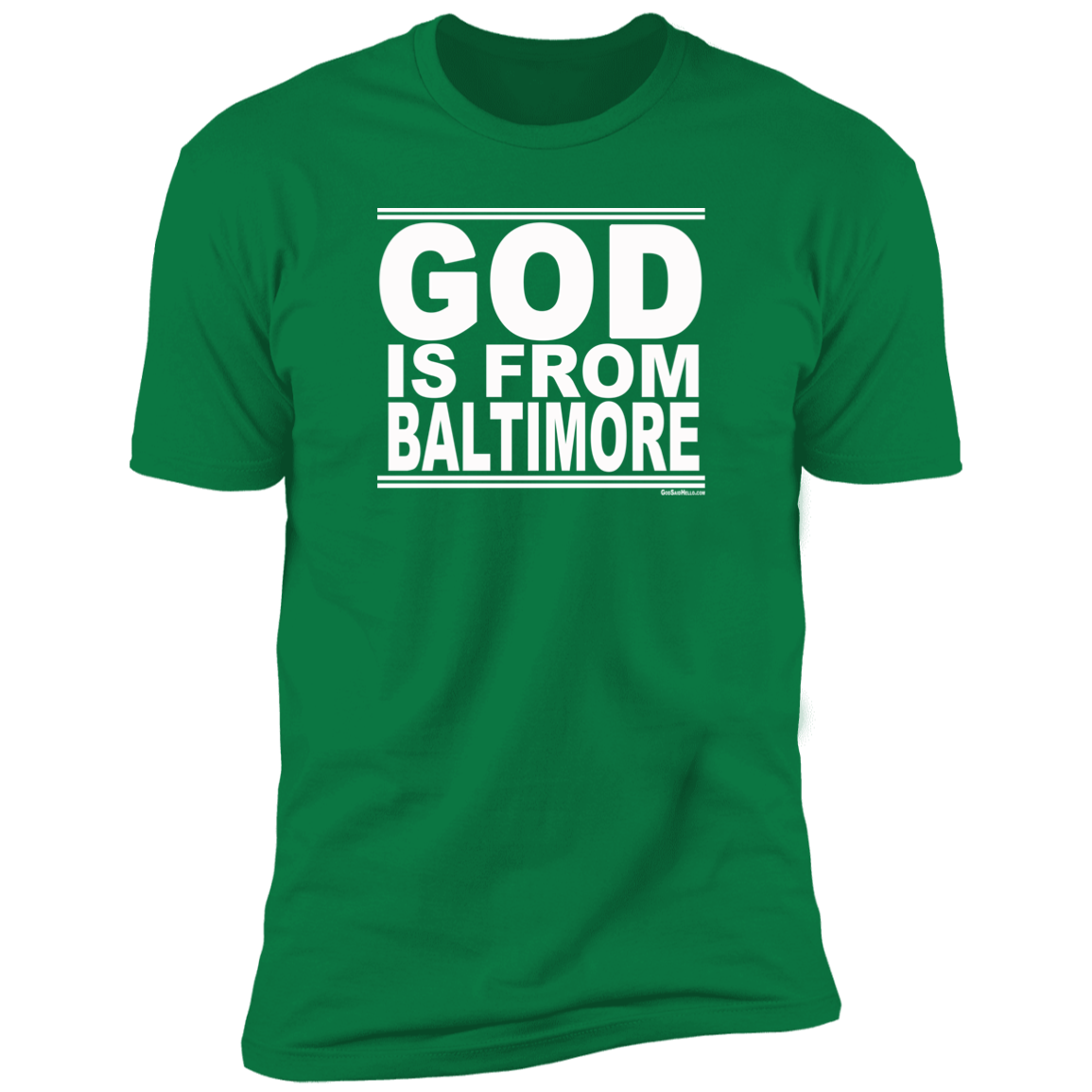 #GodIsFromBaltimore - Men's Shortsleeve Tee