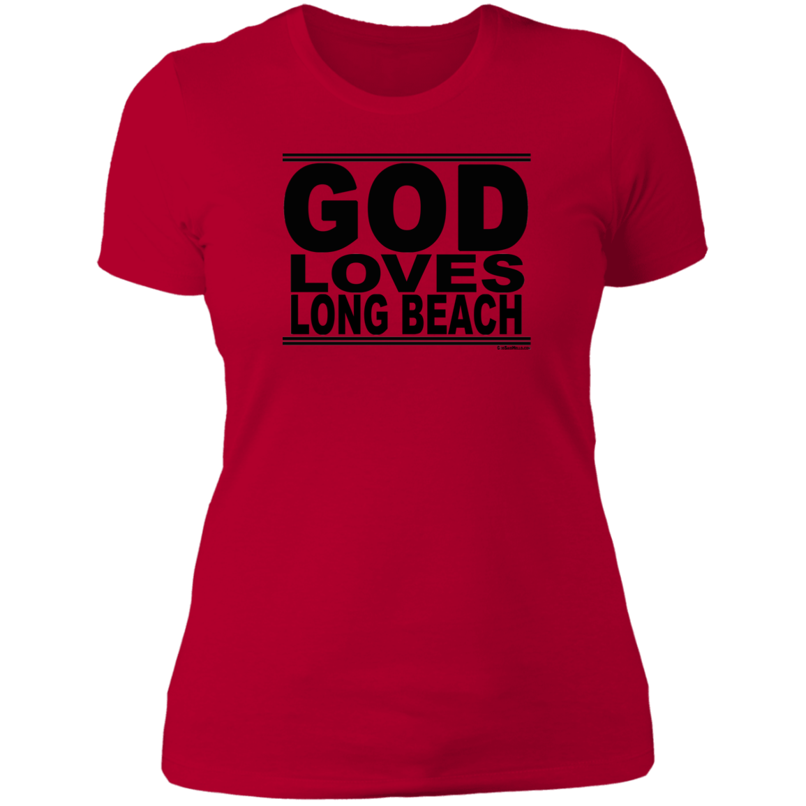 #GodLovesLongBeach - Women's Shortsleeve Tee