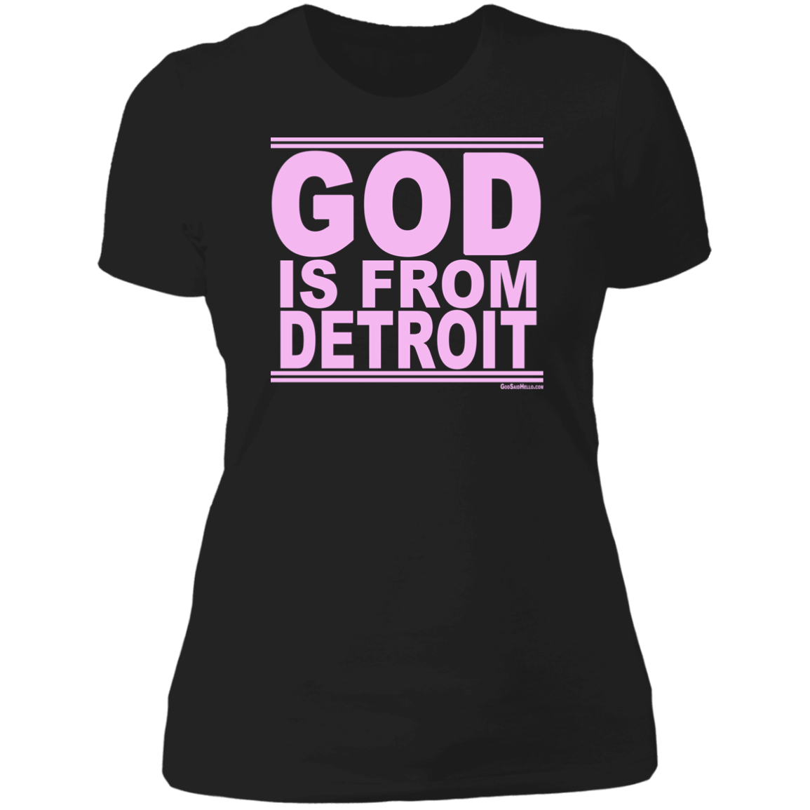 #GodIsFromDetroit - Women's Shortsleeve Tee