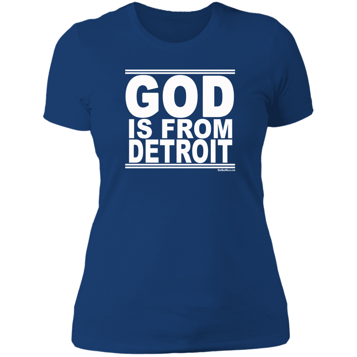 #GodIsFromDetroit - Women's Shortsleeve Tee