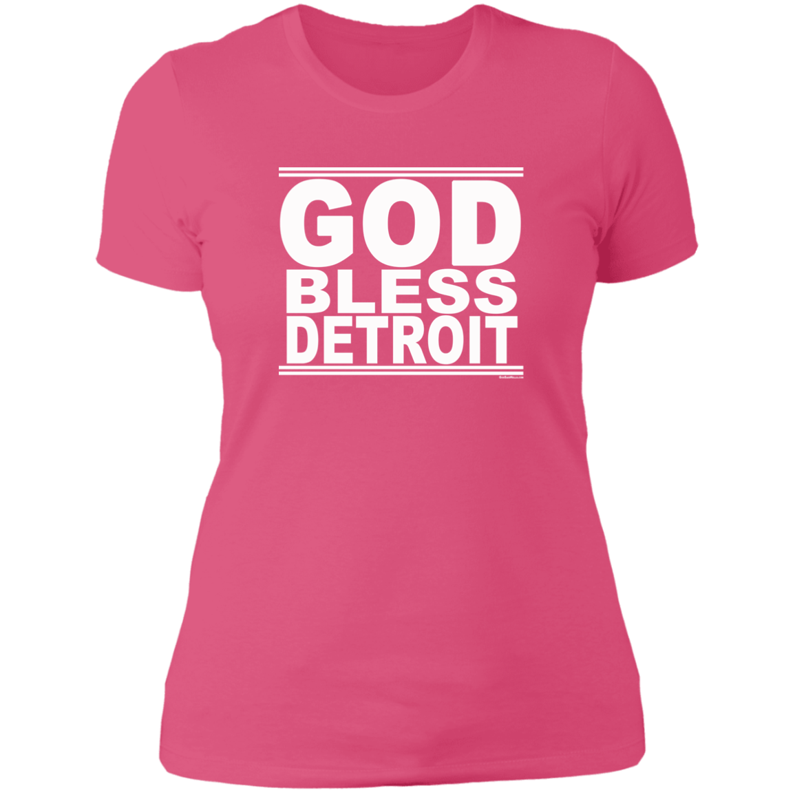 #GodBlessDetroit - Women's Shortsleeve Tee