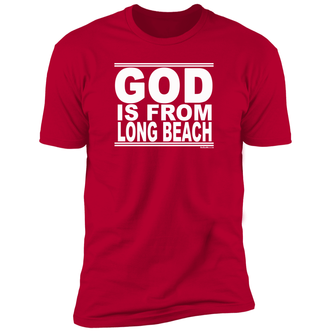 #GodIsFromLongBeach - Men's Shortsleeve Tee