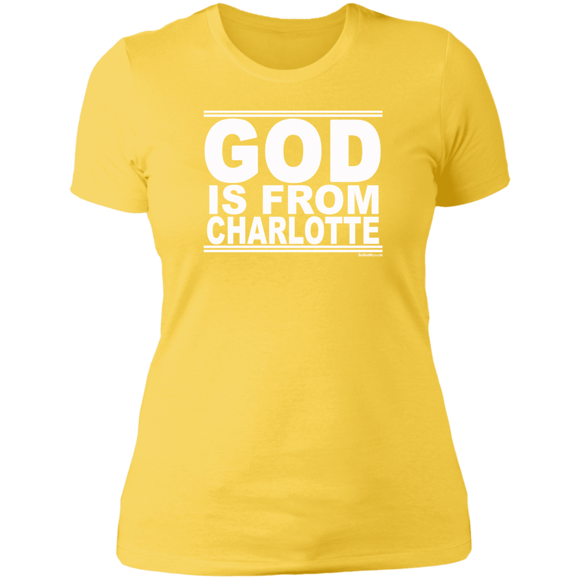 #GodIsFromCharlotte - Women's Shortsleeve Tee