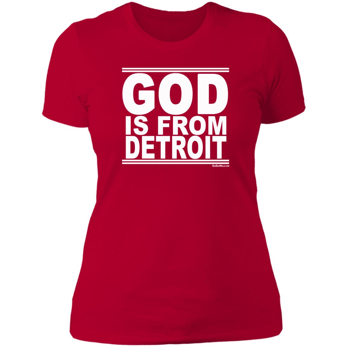 #GodIsFromDetroit - Women's Shortsleeve Tee