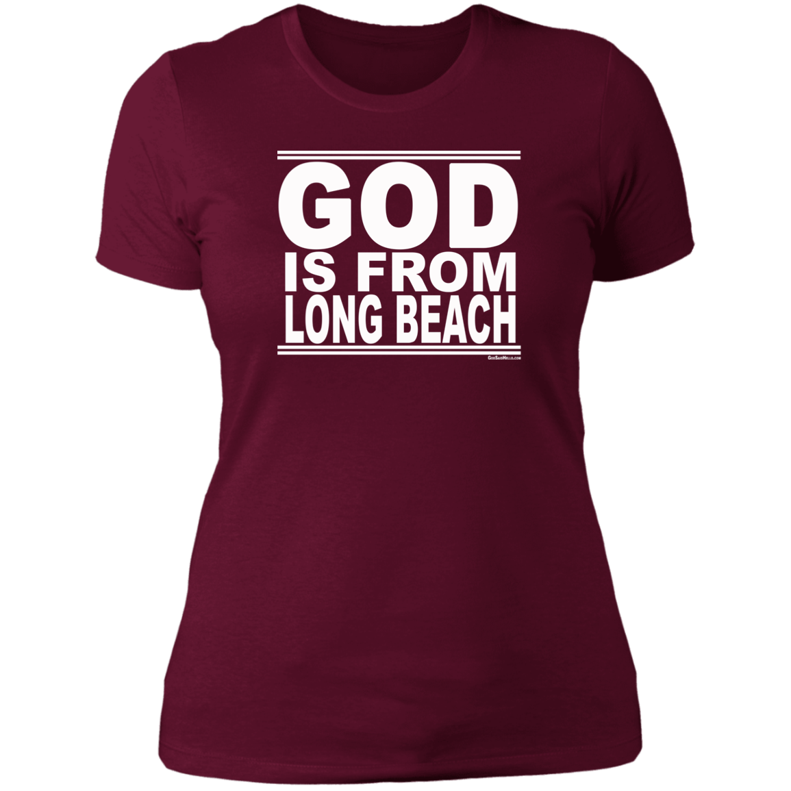 #GodIsFromLongBeach - Women's Shortsleeve Tee