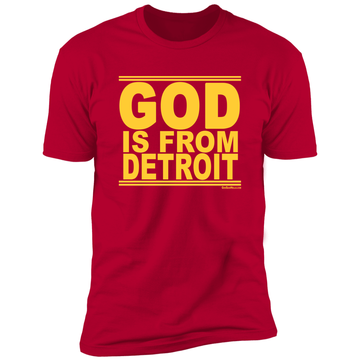 #GodIsFromDetroit - Men's Shortsleeve Tee