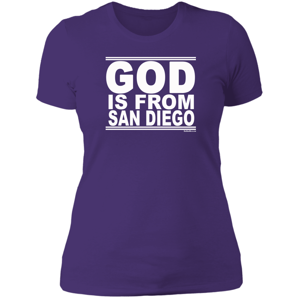 #GodIsFromSanDiego - Women's Shortsleeve Tee
