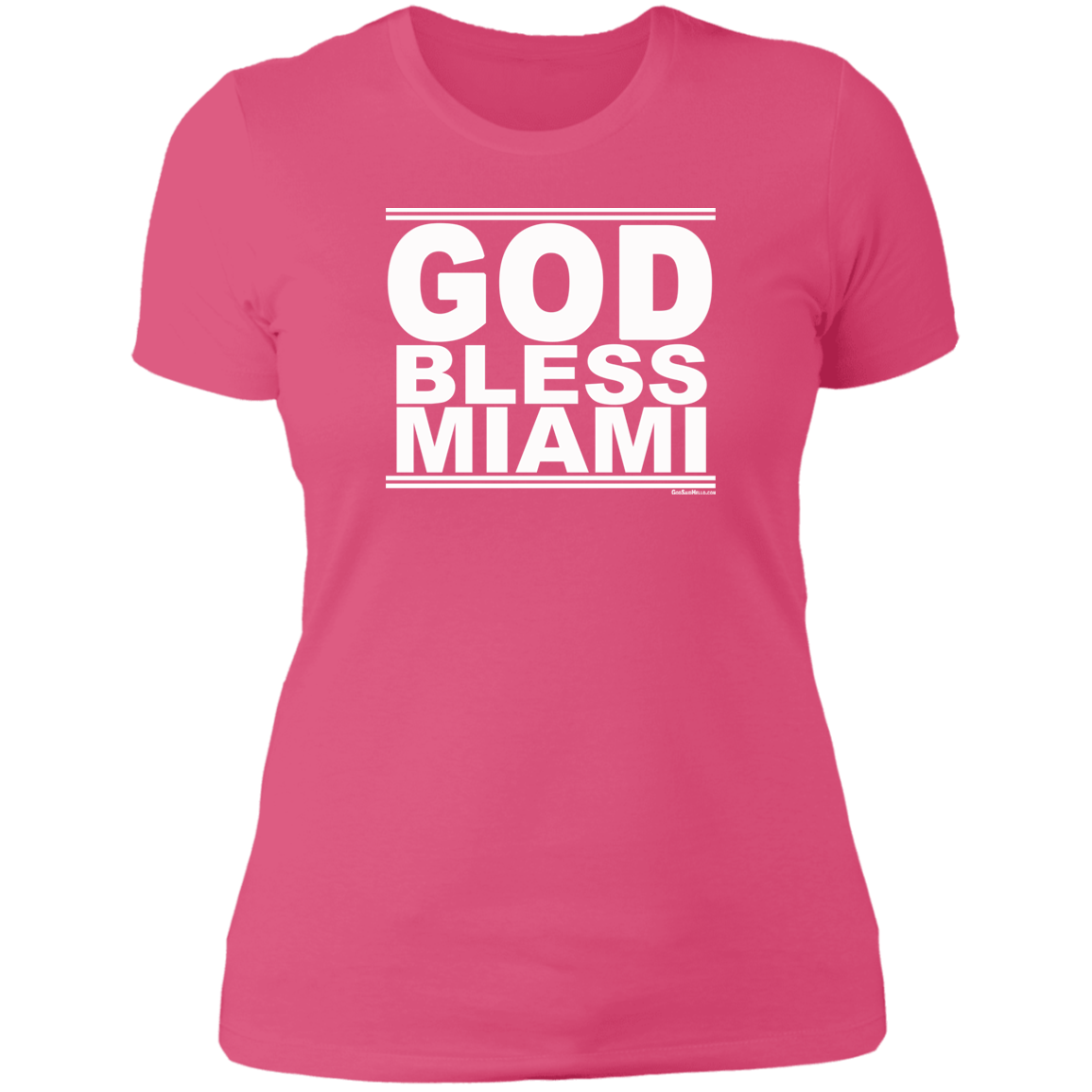 #GodBlessMiami - Women's Shortsleeve Tee
