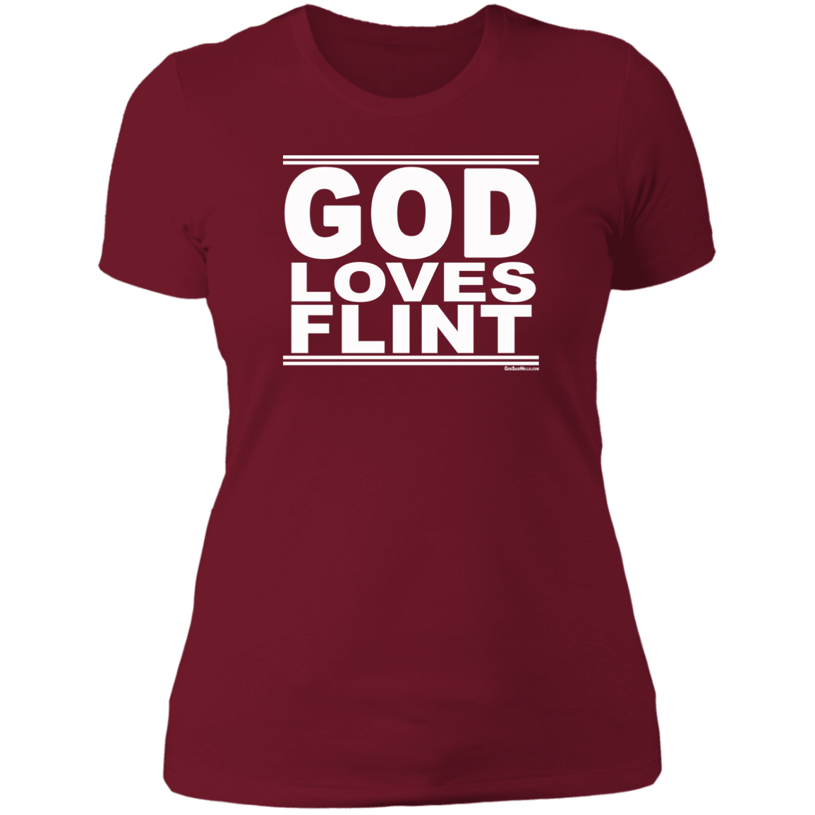 #GodLovesFlint - Women's Shortsleeve Tee